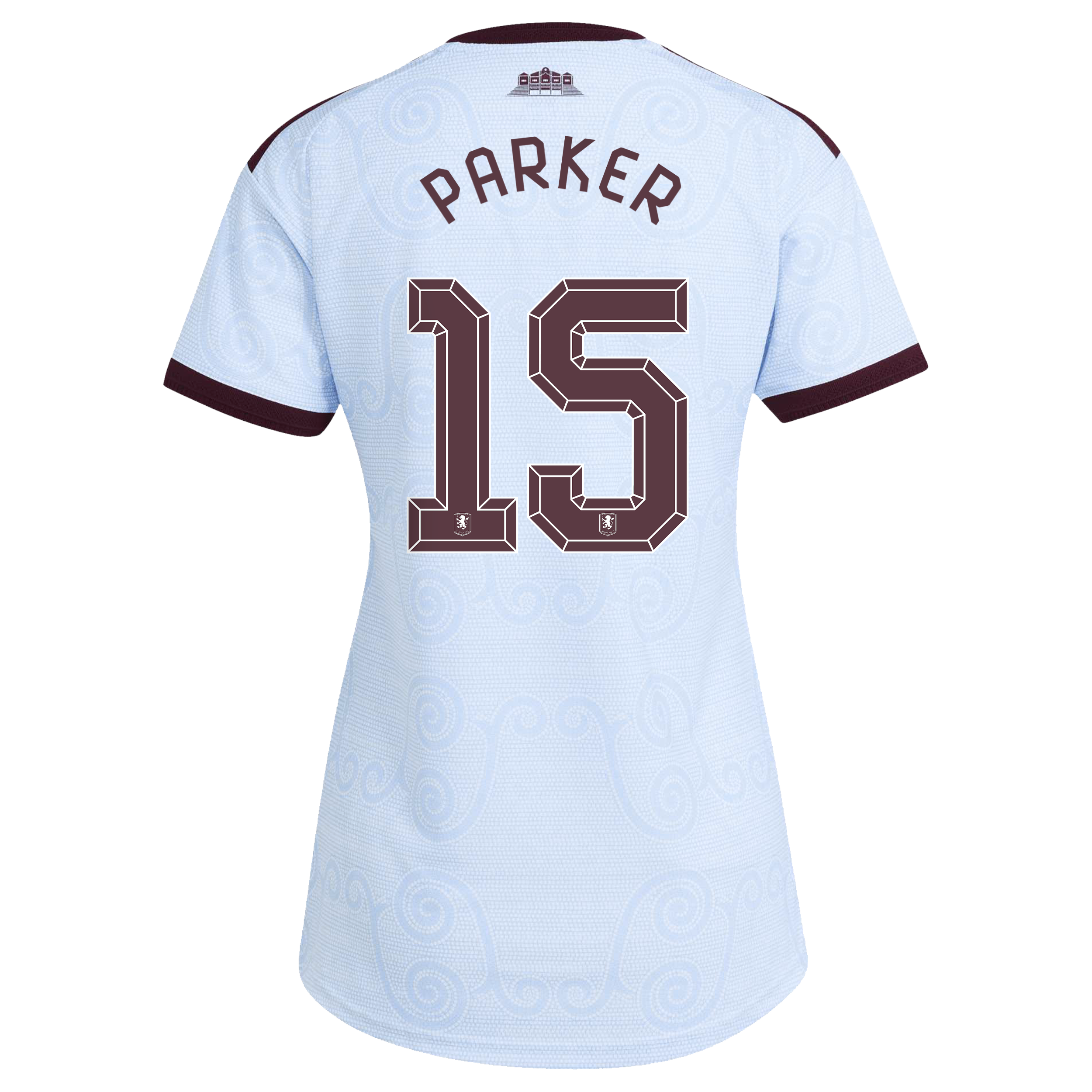 Aston Villa adidas Third Authentic Shirt 2026-27 - Womens with Parker 15 Cup printing, , rebel_hi-res