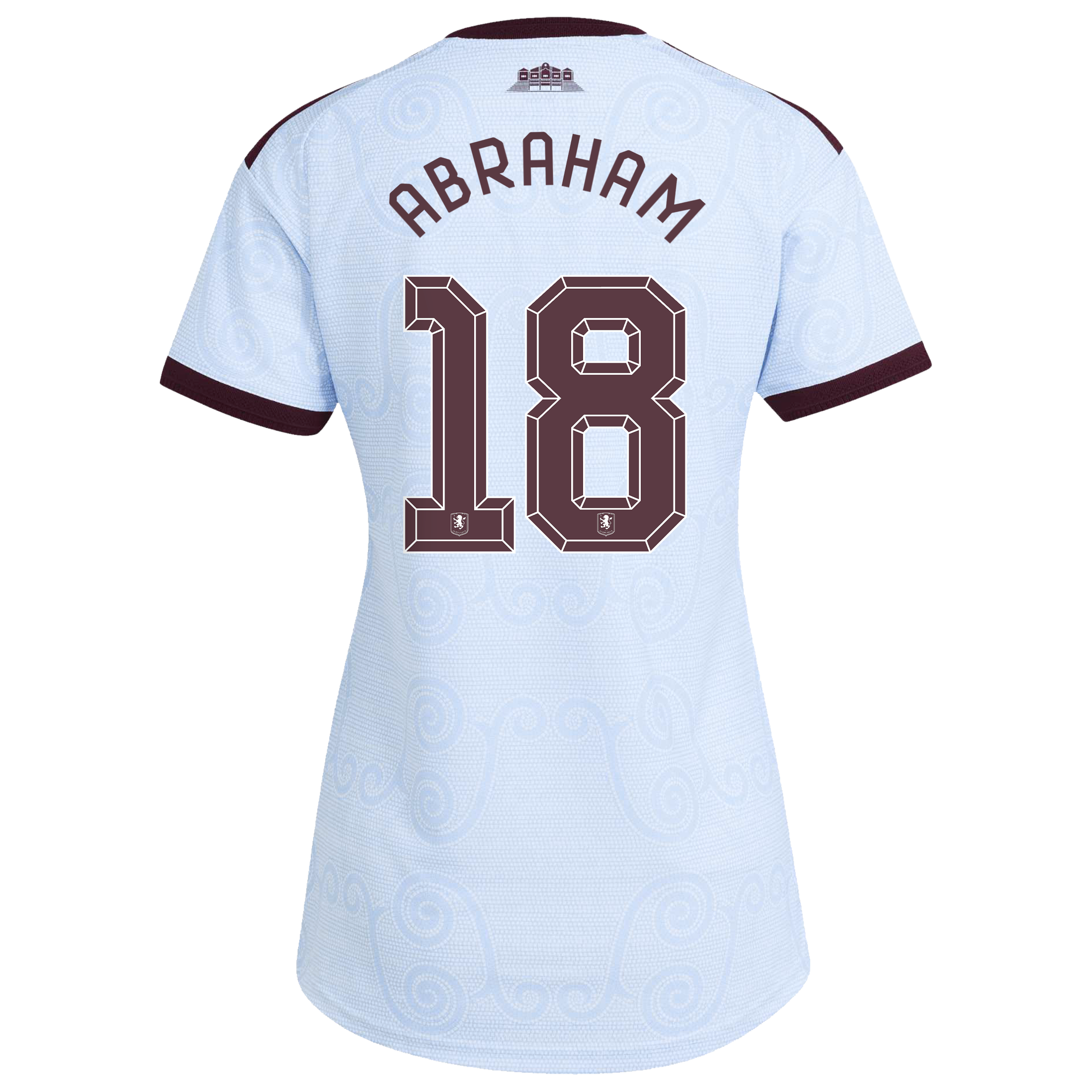 Aston Villa adidas Third Authentic Shirt 2026-27 - Womens with Abraham 18 Cup printing, , rebel_hi-res