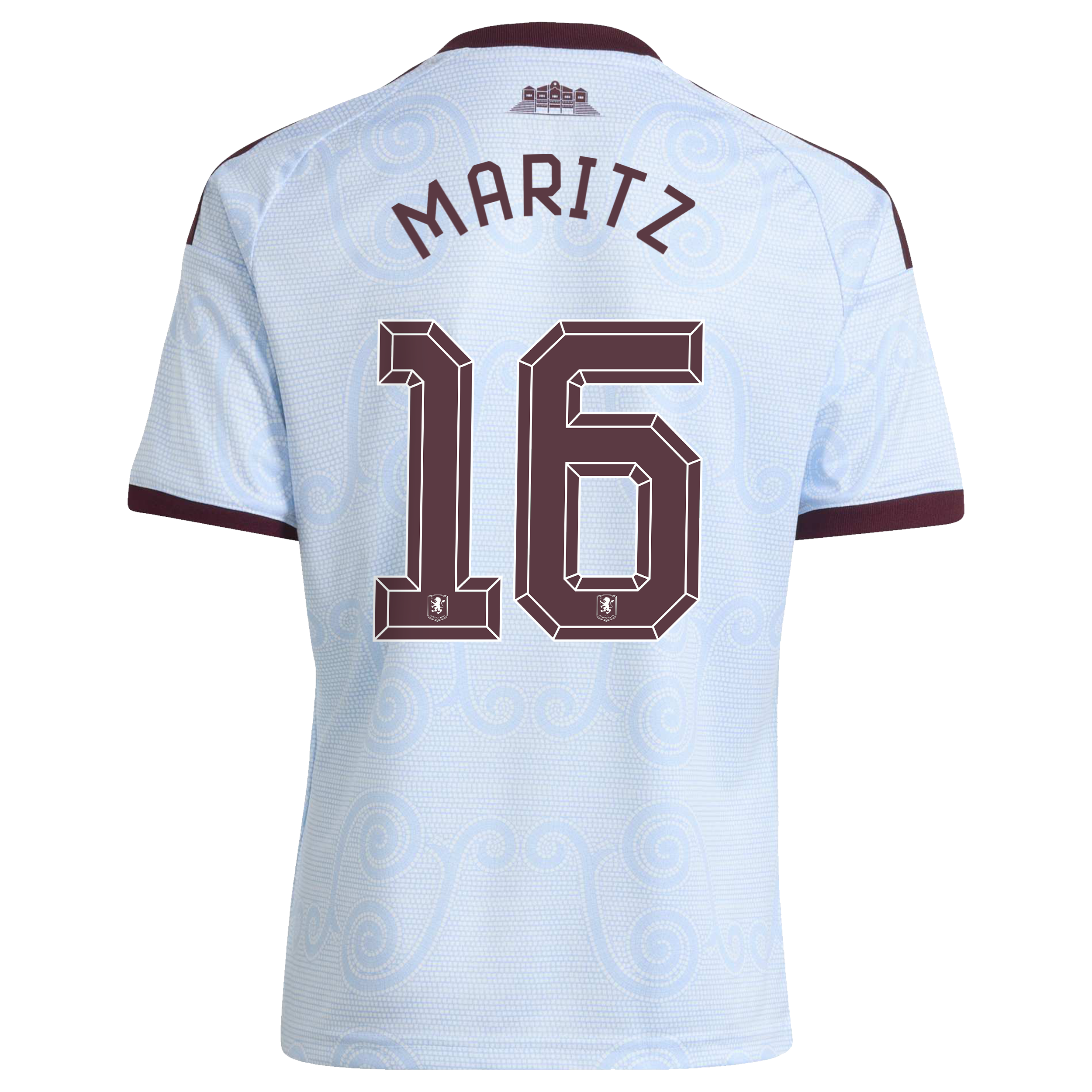 Aston Villa adidas Third Shirt 2026-27 - Kids with Maritz 16 Cup printing, , rebel_hi-res