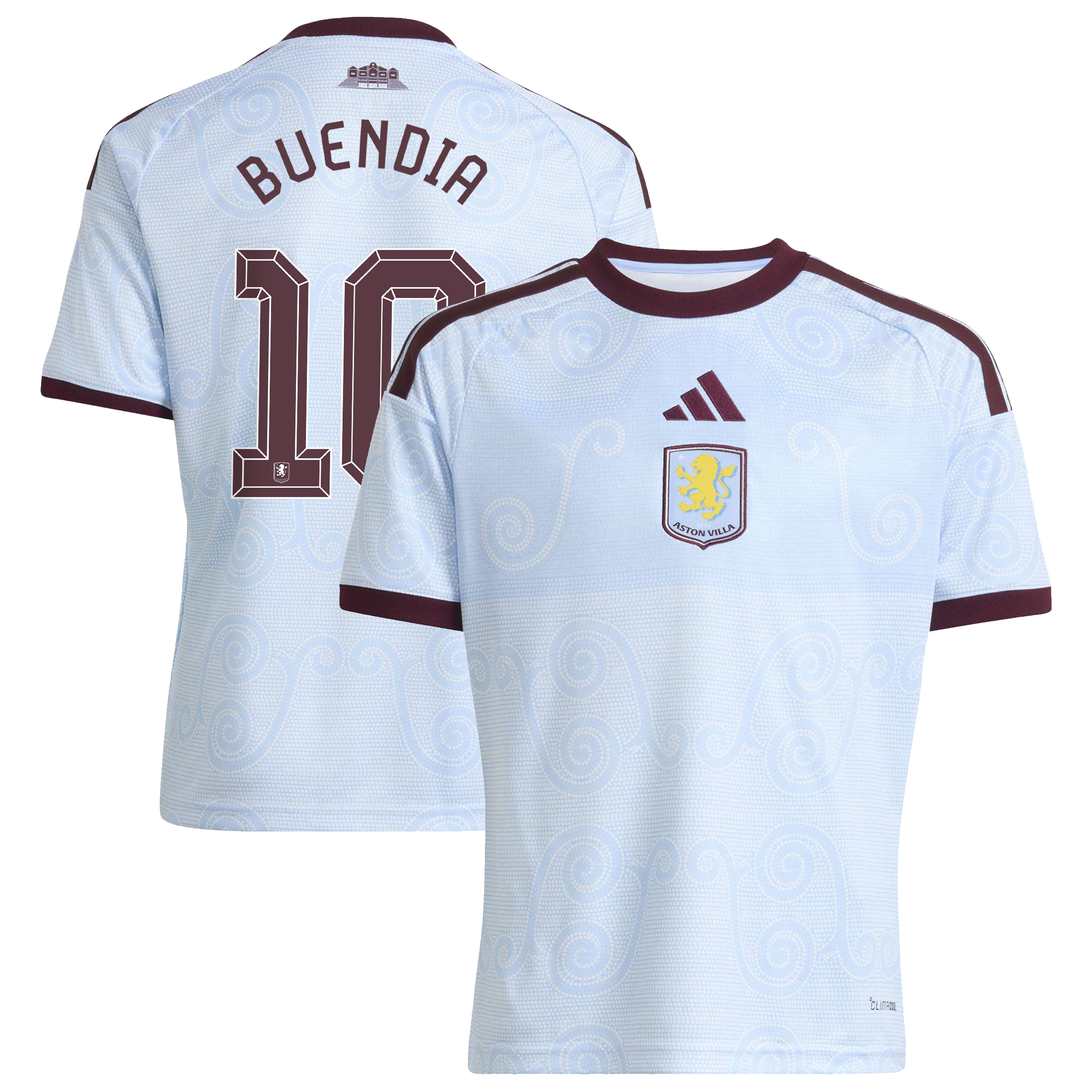 Aston Villa adidas Third Shirt 2026-27 - Kids with Buendia 10 Cup printing, , rebel_hi-res