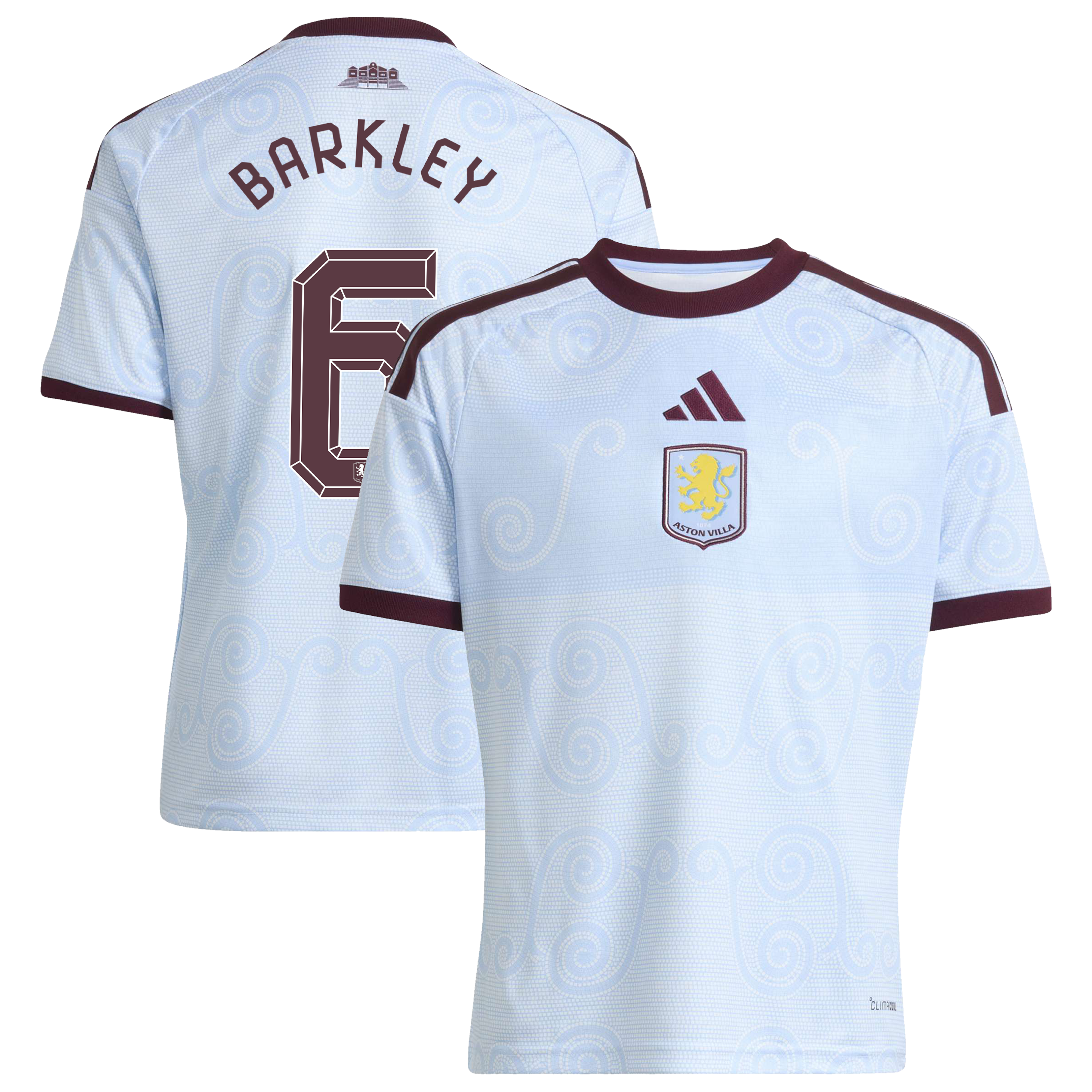 Aston Villa adidas Third Shirt 2026-27 - Kids with Barkley 6 Cup printing, , rebel_hi-res