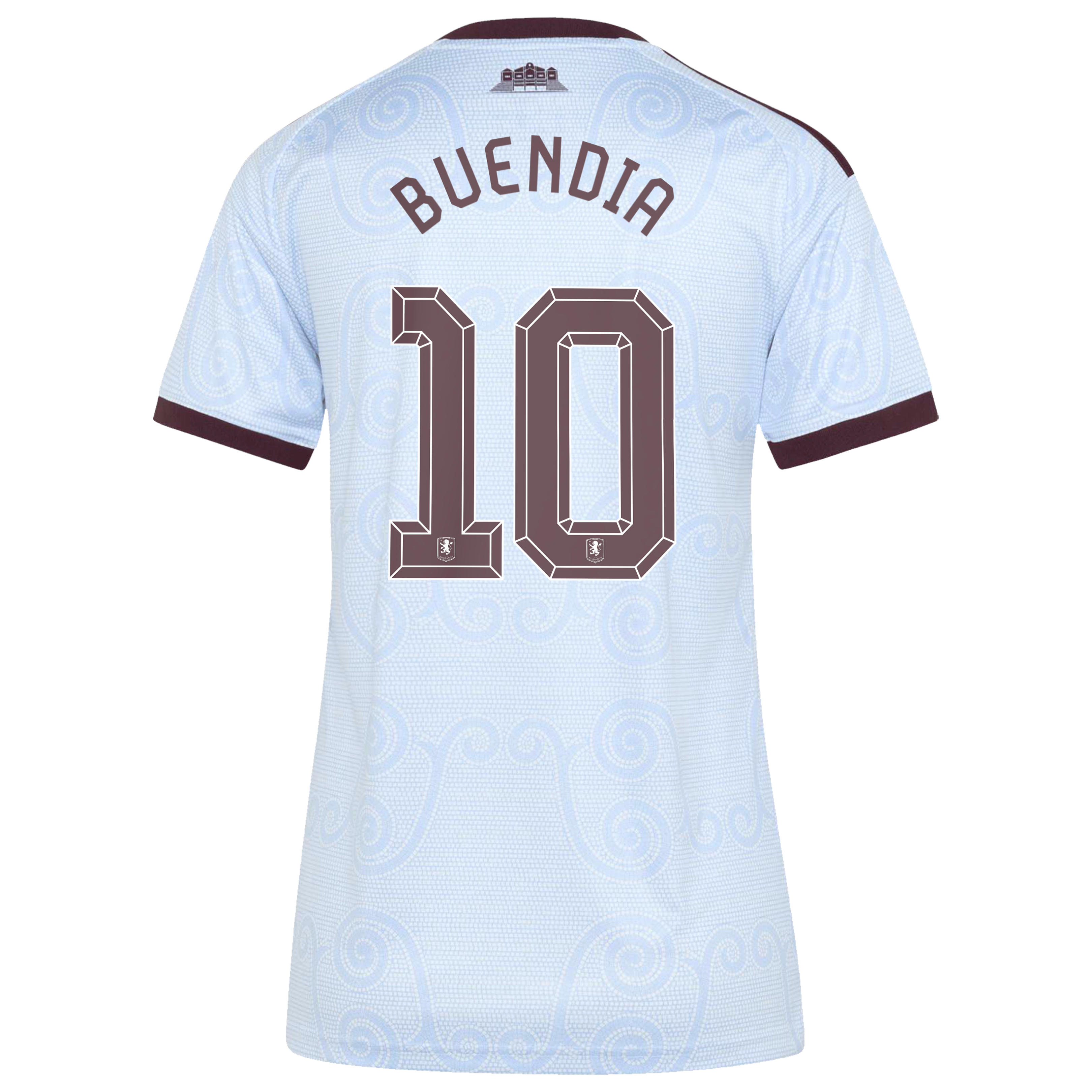 Aston Villa adidas Third Shirt 2026-27 - Womens with Buendia 10 Cup printing, , rebel_hi-res