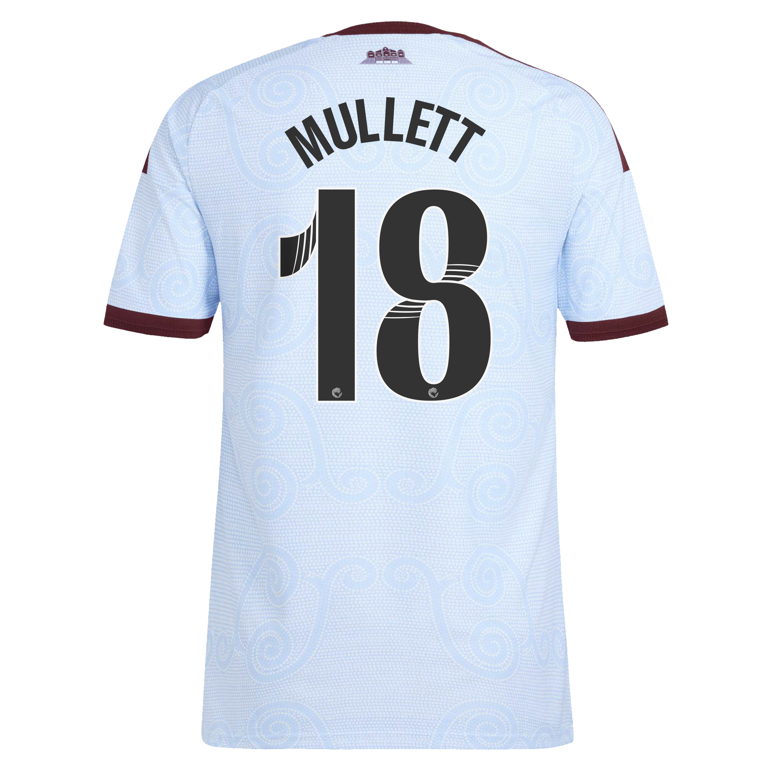 Aston Villa WSL adidas Third Authentic Shirt 2026-27 with Mullett 18 printing, , rebel_hi-res