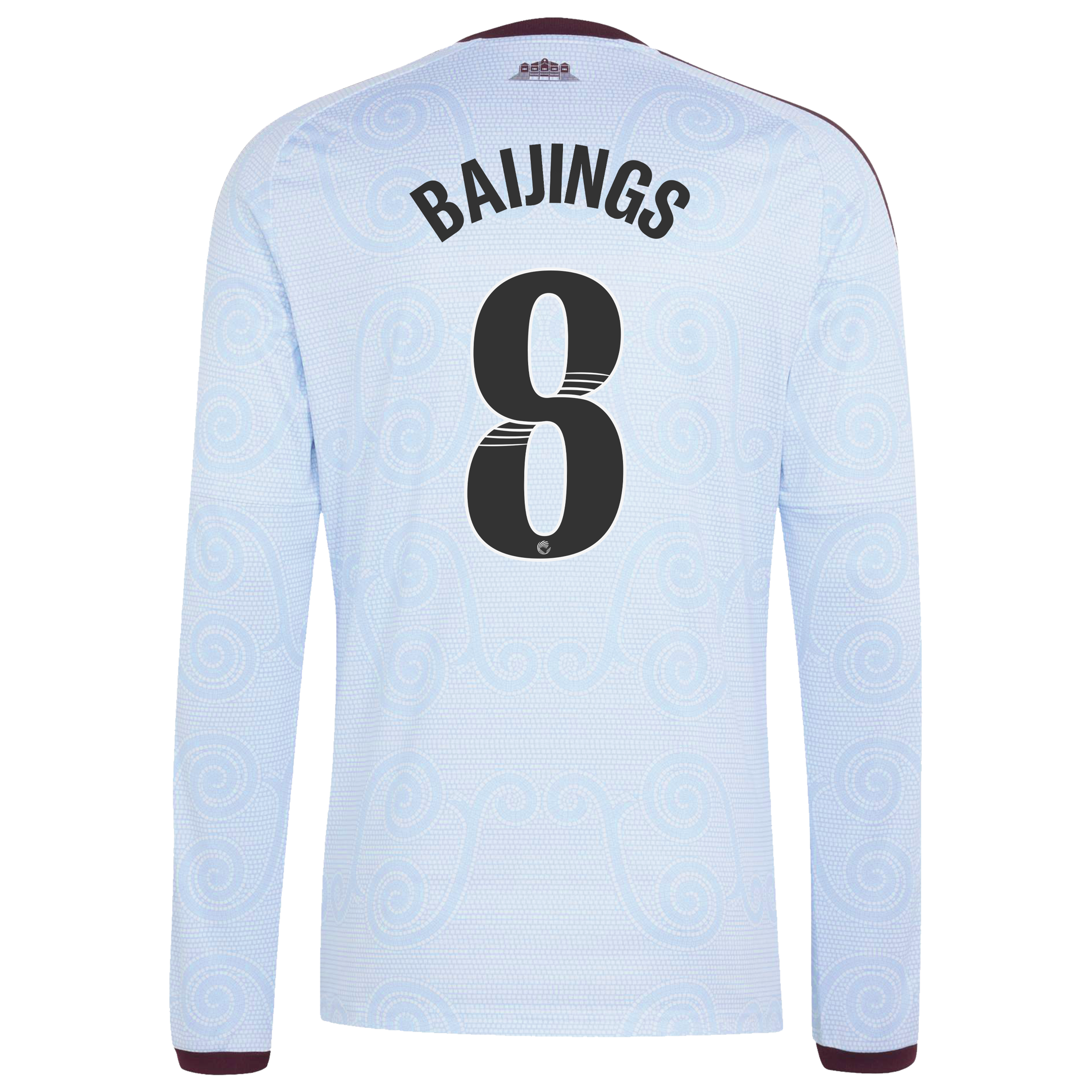 Aston Villa WSL adidas Third Shirt 2026-27 - Long Sleeve with Baijings 8 printing, , rebel_hi-res