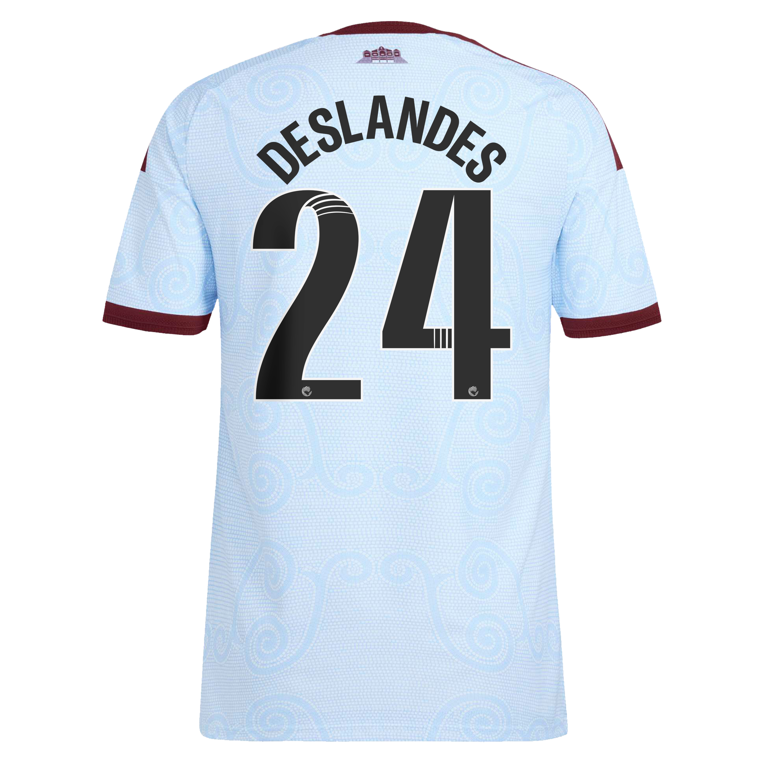 Aston Villa WSL adidas Third Authentic Shirt 2026-27 with Deslandes 24 printing, , rebel_hi-res
