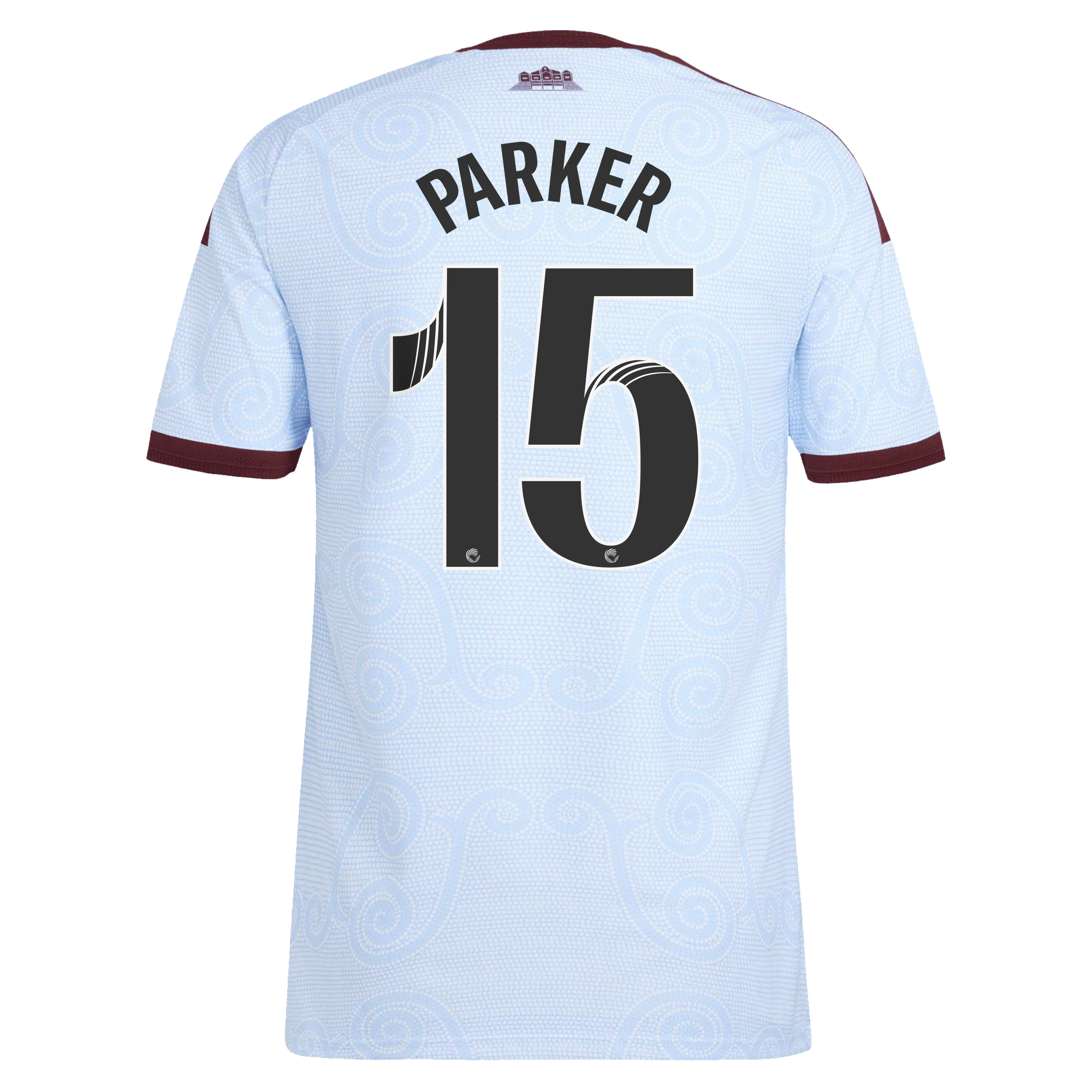 Aston Villa WSL adidas Third Authentic Shirt 2026-27 with Parker 15 printing, , rebel_hi-res