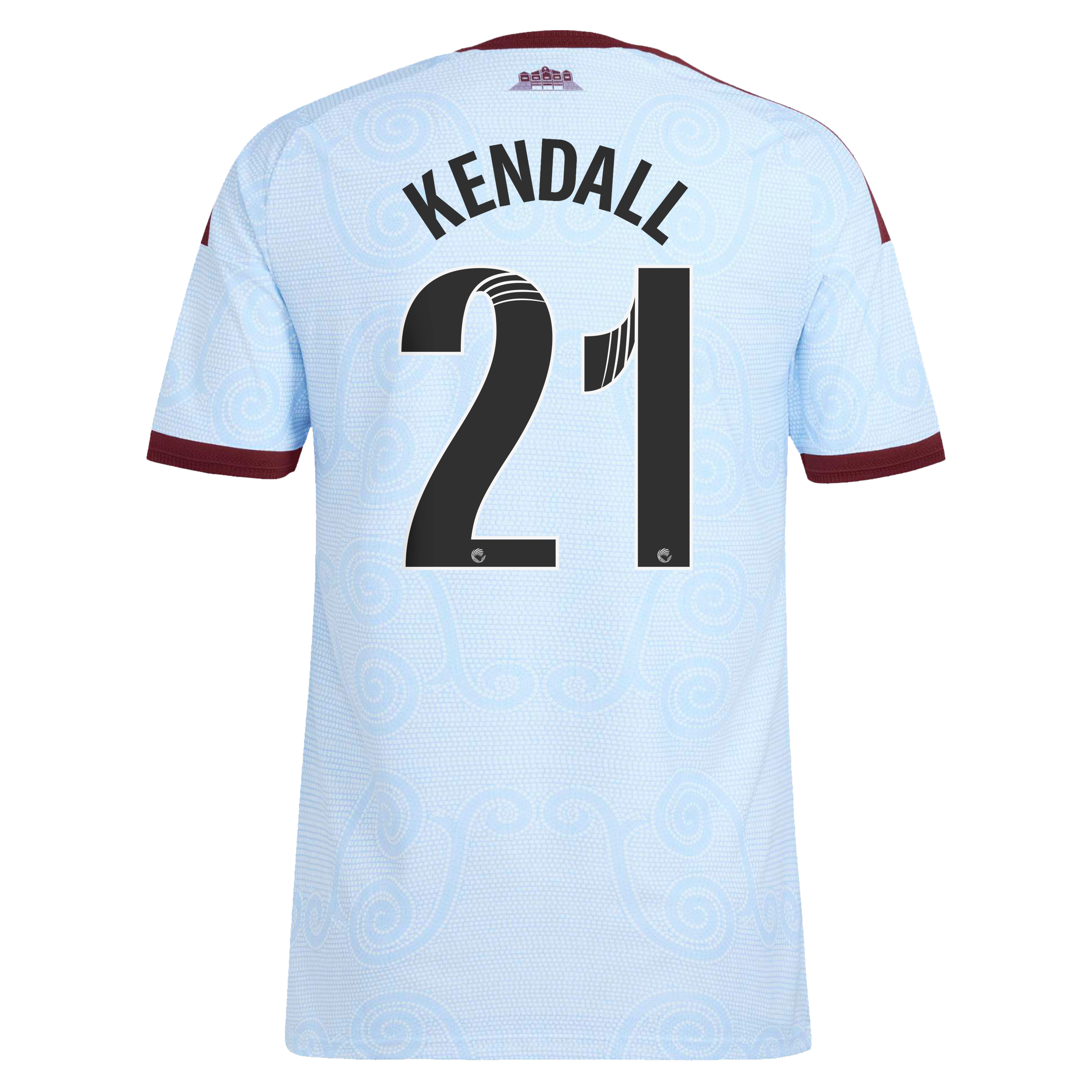 Aston Villa WSL adidas Third Authentic Shirt 2026-27 with Kendall 21 printing, , rebel_hi-res