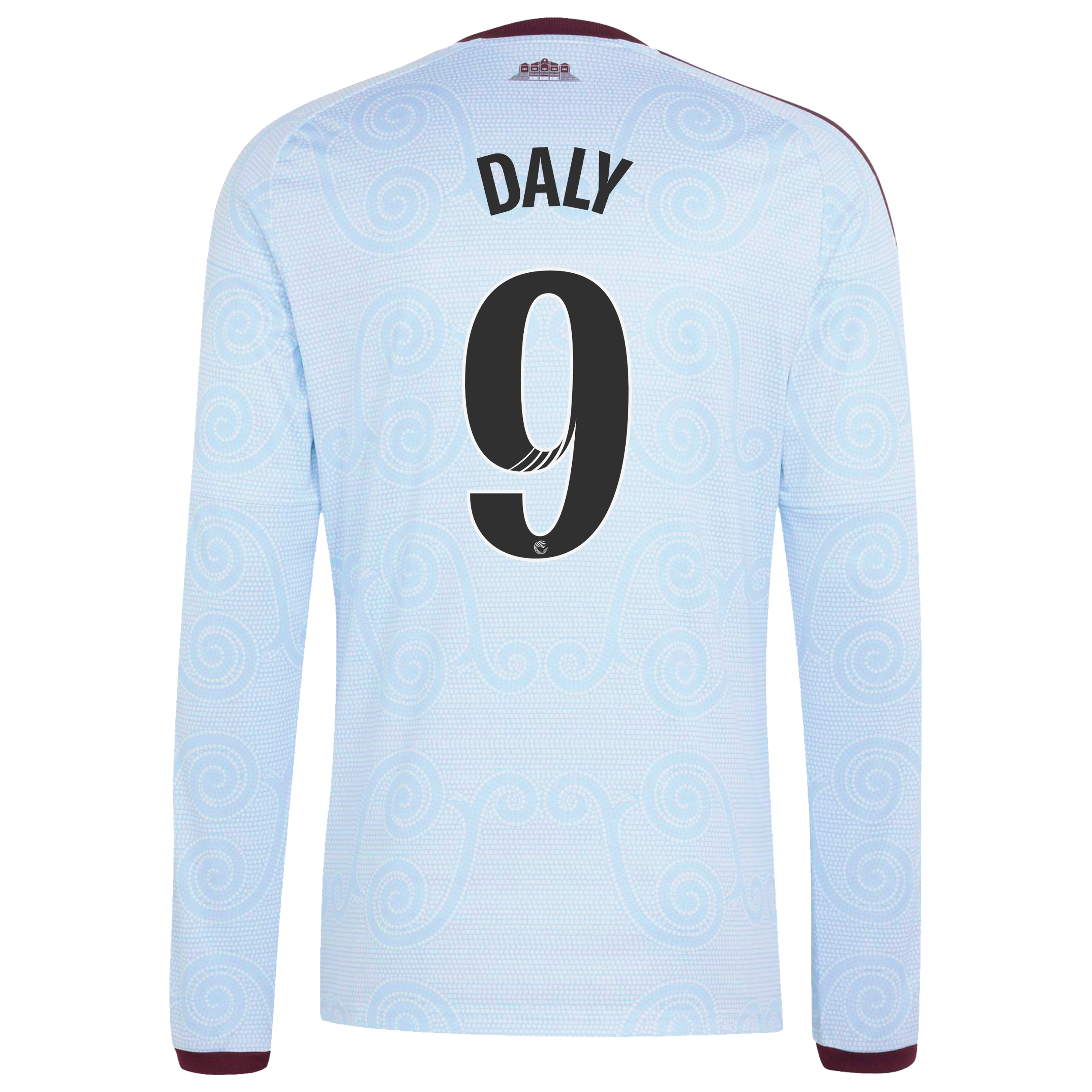 Aston Villa WSL adidas Third Shirt 2026-27 - Long Sleeve with Daly 9 printing, , rebel_hi-res
