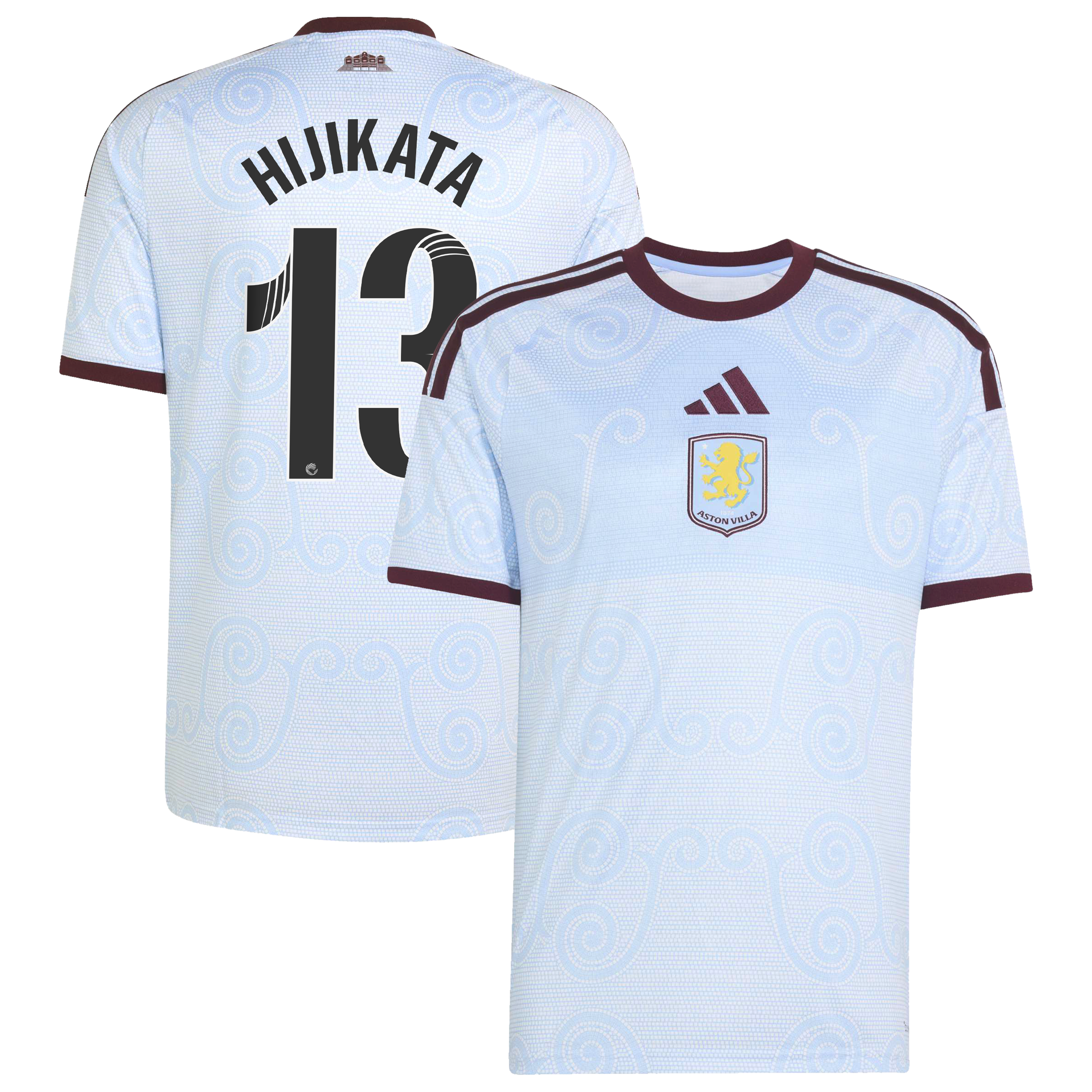 Aston Villa WSL adidas Third Shirt 2026-27 with Hijikata 13 printing, , rebel_hi-res