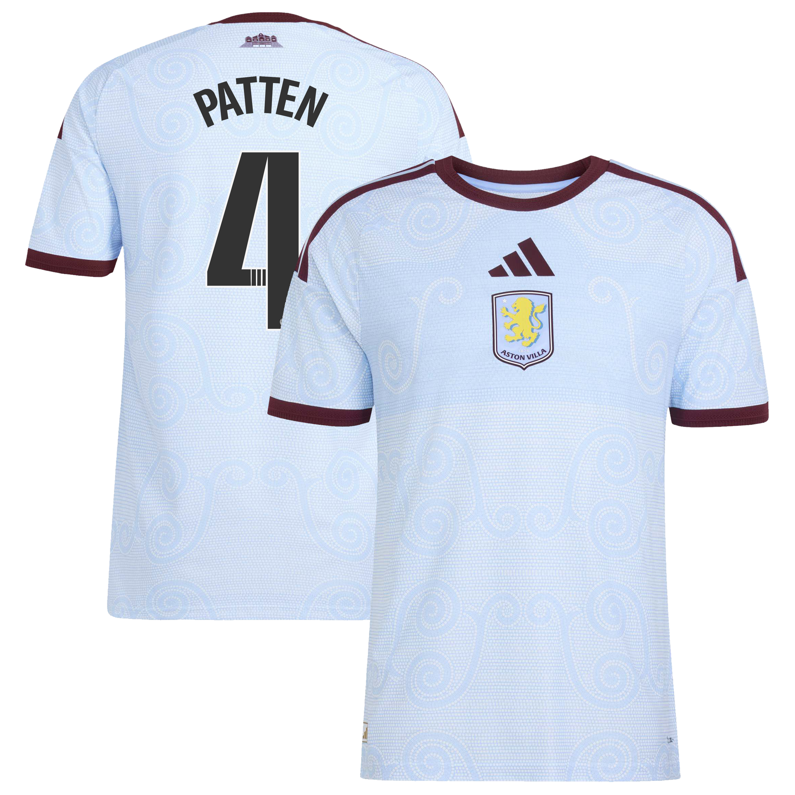 Aston Villa WSL adidas Third Authentic Shirt 2026-27 with Patten 4 printing, , rebel_hi-res
