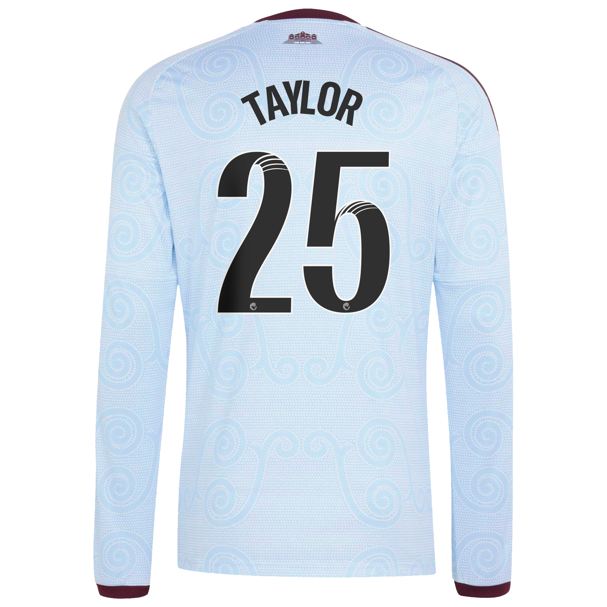 Aston Villa WSL adidas Third Shirt 2026-27 - Long Sleeve with Taylor 25 printing, , rebel_hi-res