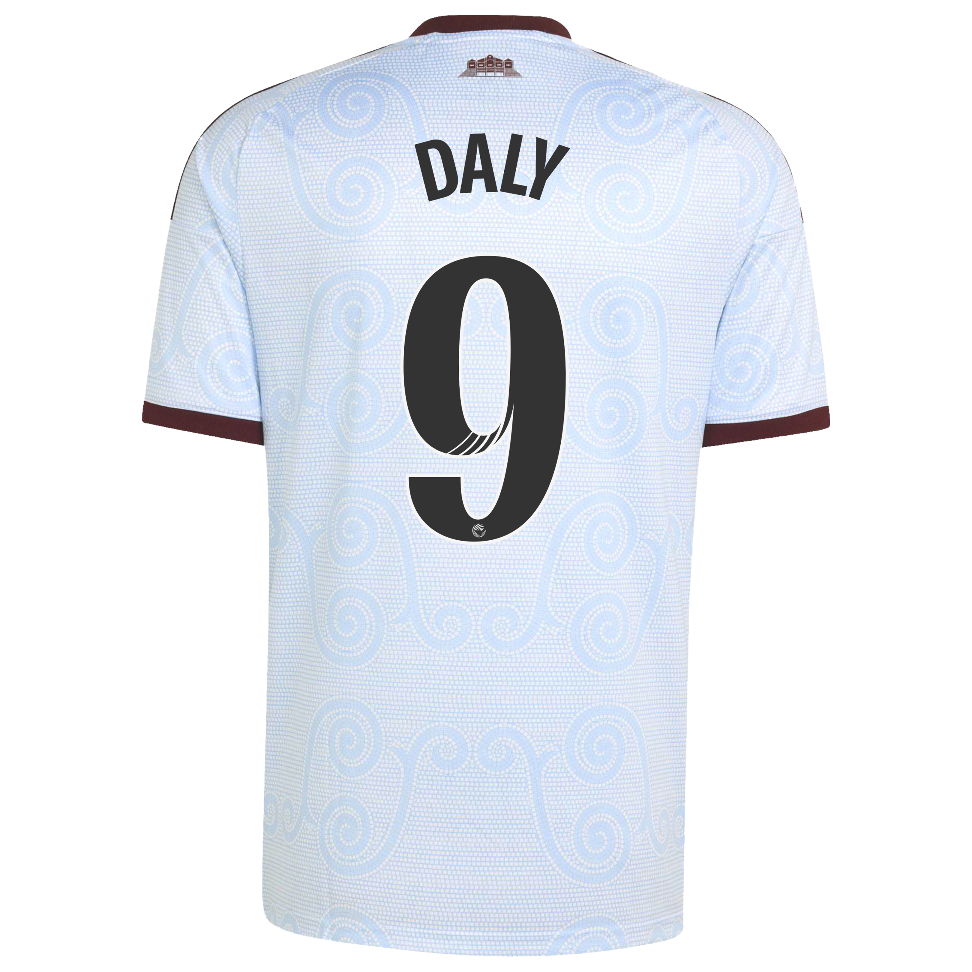 Aston Villa WSL adidas Third Shirt 2026-27 with Daly 9 printing, , rebel_hi-res