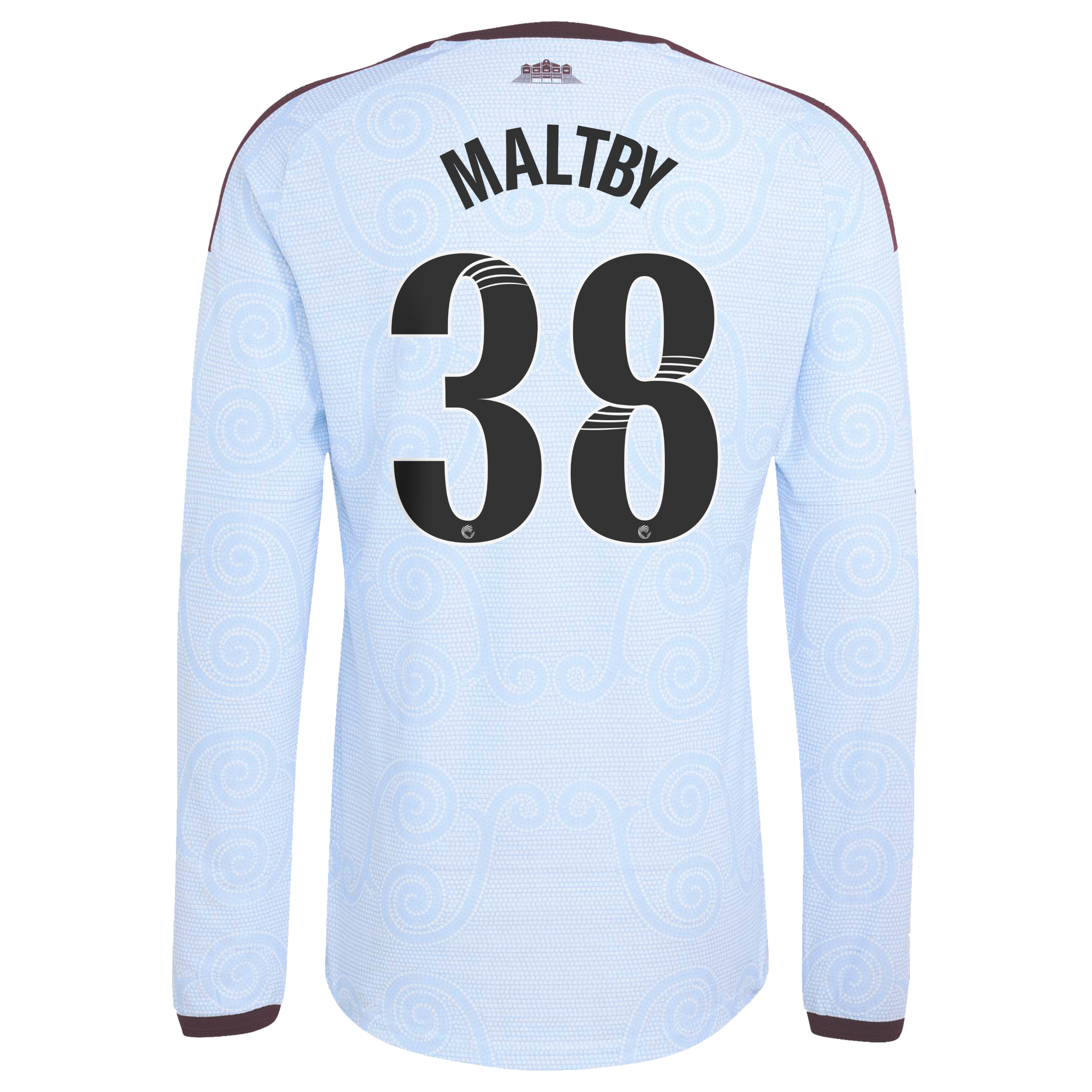 Aston Villa WSL adidas Third Authentic Shirt 2026-27 - Long Sleeve with Maltby 38 printing, , rebel_hi-res