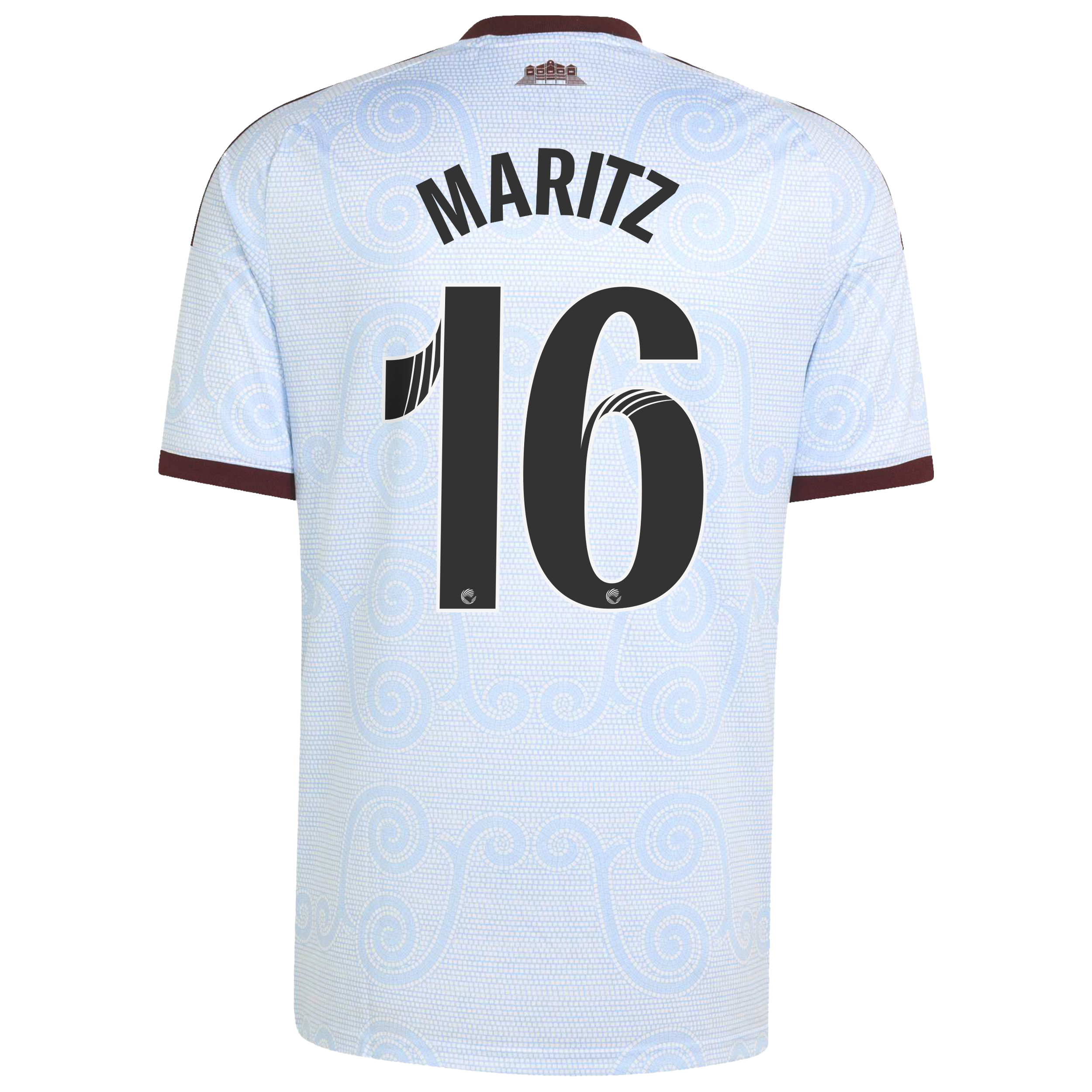 Aston Villa WSL adidas Third Shirt 2026-27 with Maritz 16 printing, , rebel_hi-res