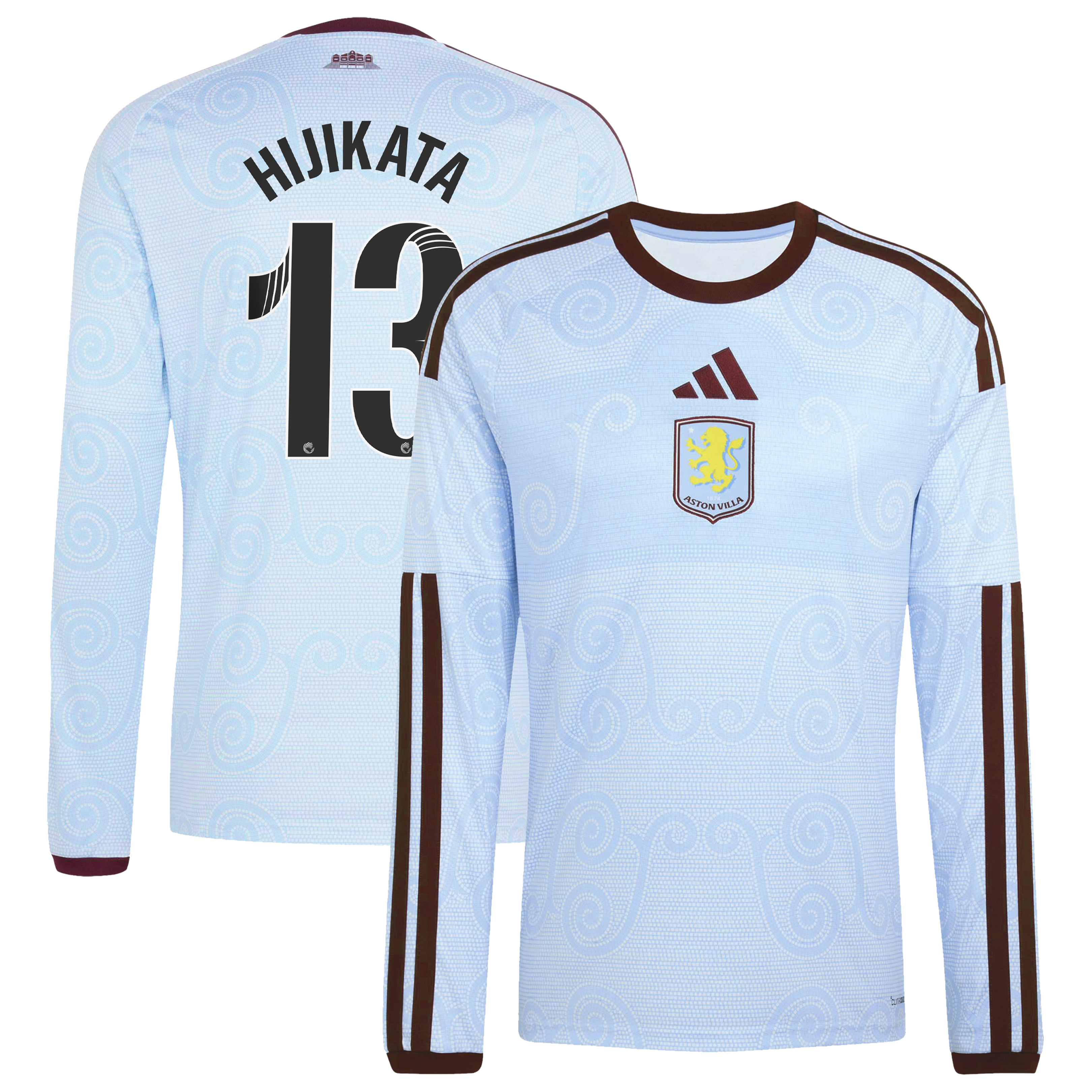 Aston Villa WSL adidas Third Shirt 2026-27 - Long Sleeve with Hijikata 13 printing, , rebel_hi-res