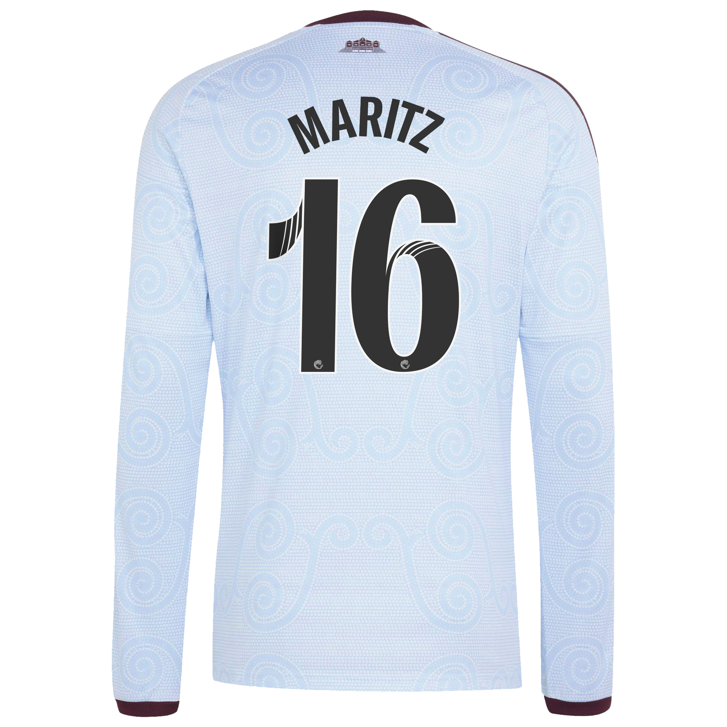 Aston Villa WSL adidas Third Shirt 2026-27 - Long Sleeve with Maritz 16 printing, , rebel_hi-res