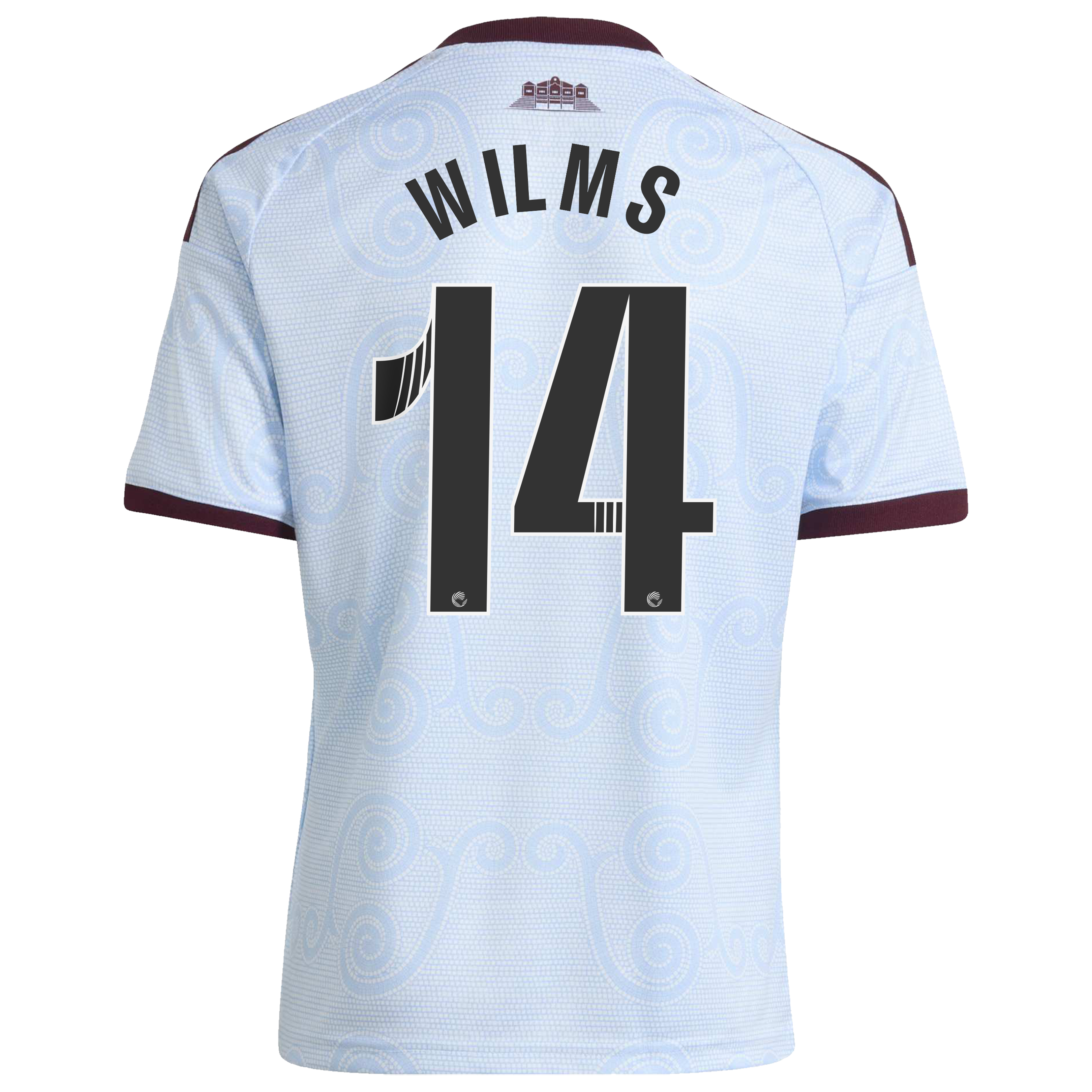 Aston Villa WSL adidas Third Shirt 2026-27 - Kids with Wilms 14 printing, , rebel_hi-res