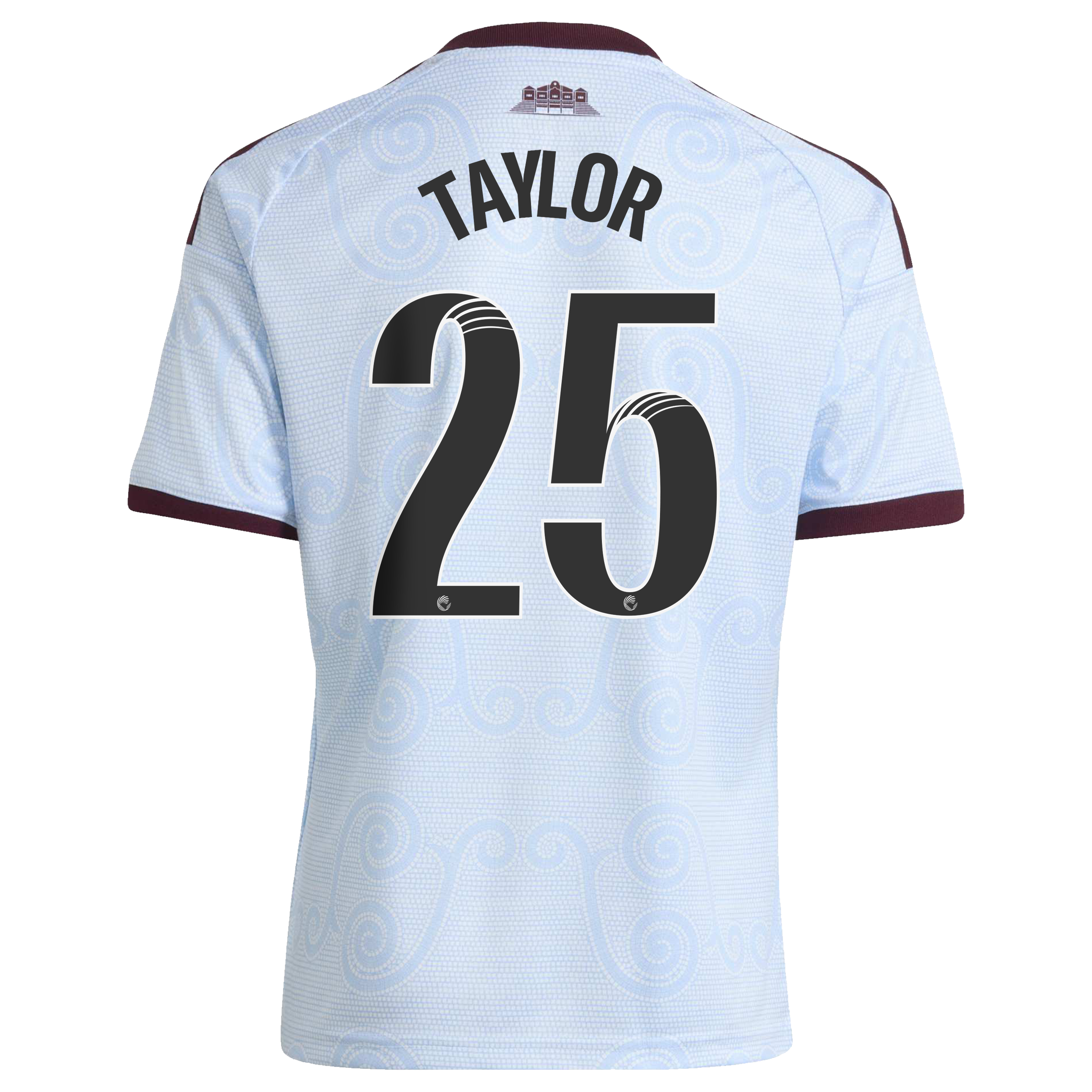 Aston Villa WSL adidas Third Shirt 2026-27 - Kids with Taylor 25 printing, , rebel_hi-res