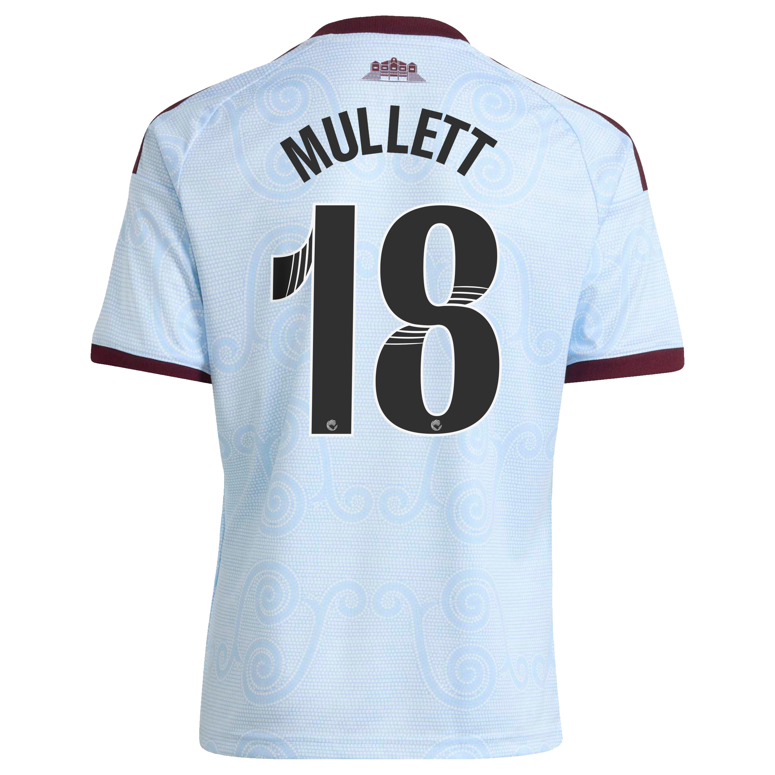 Aston Villa WSL adidas Third Shirt 2026-27 - Kids with Mullett 18 printing, , rebel_hi-res