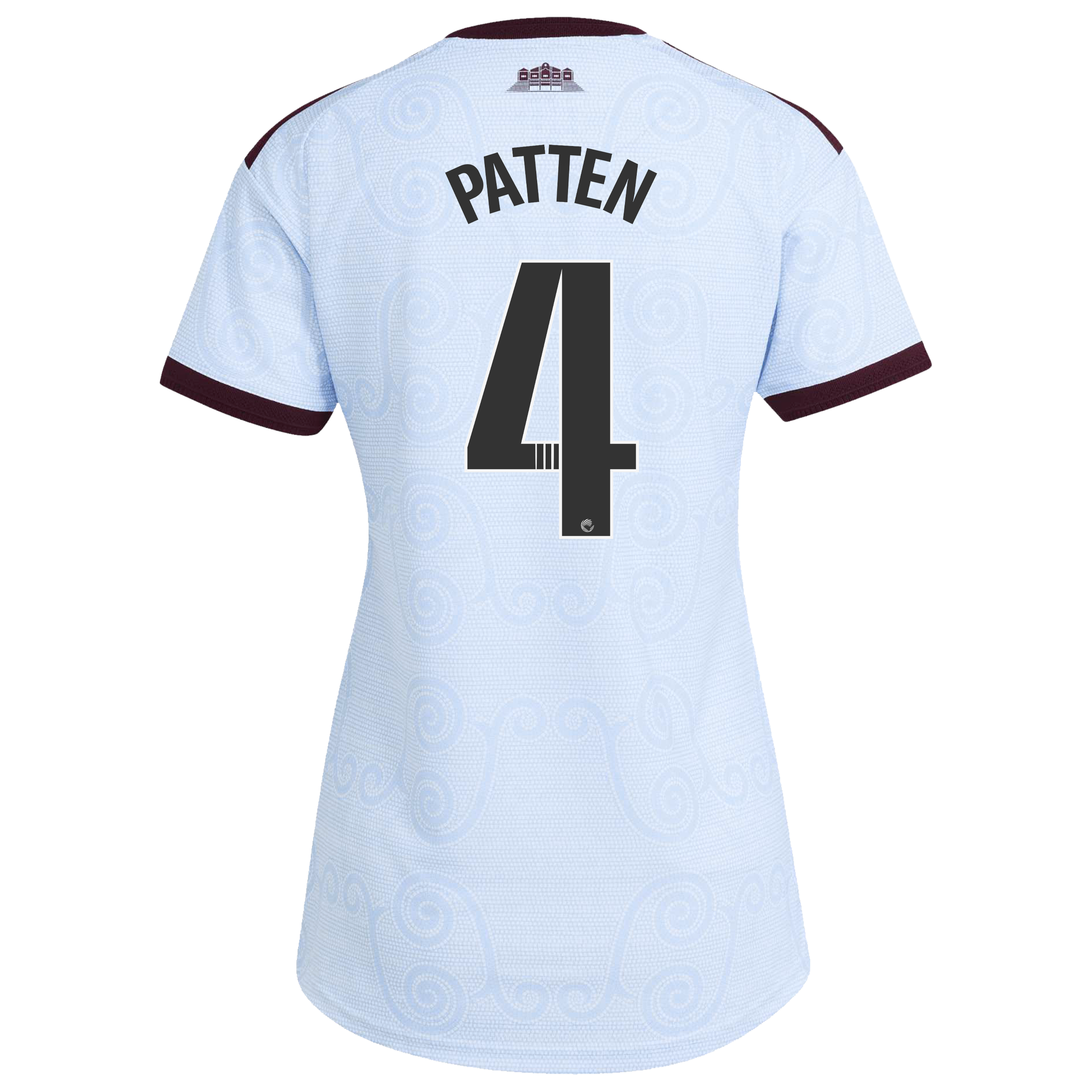 Aston Villa WSL adidas Third Authentic Shirt 2026-27 - Womens with Patten 4 printing, , rebel_hi-res