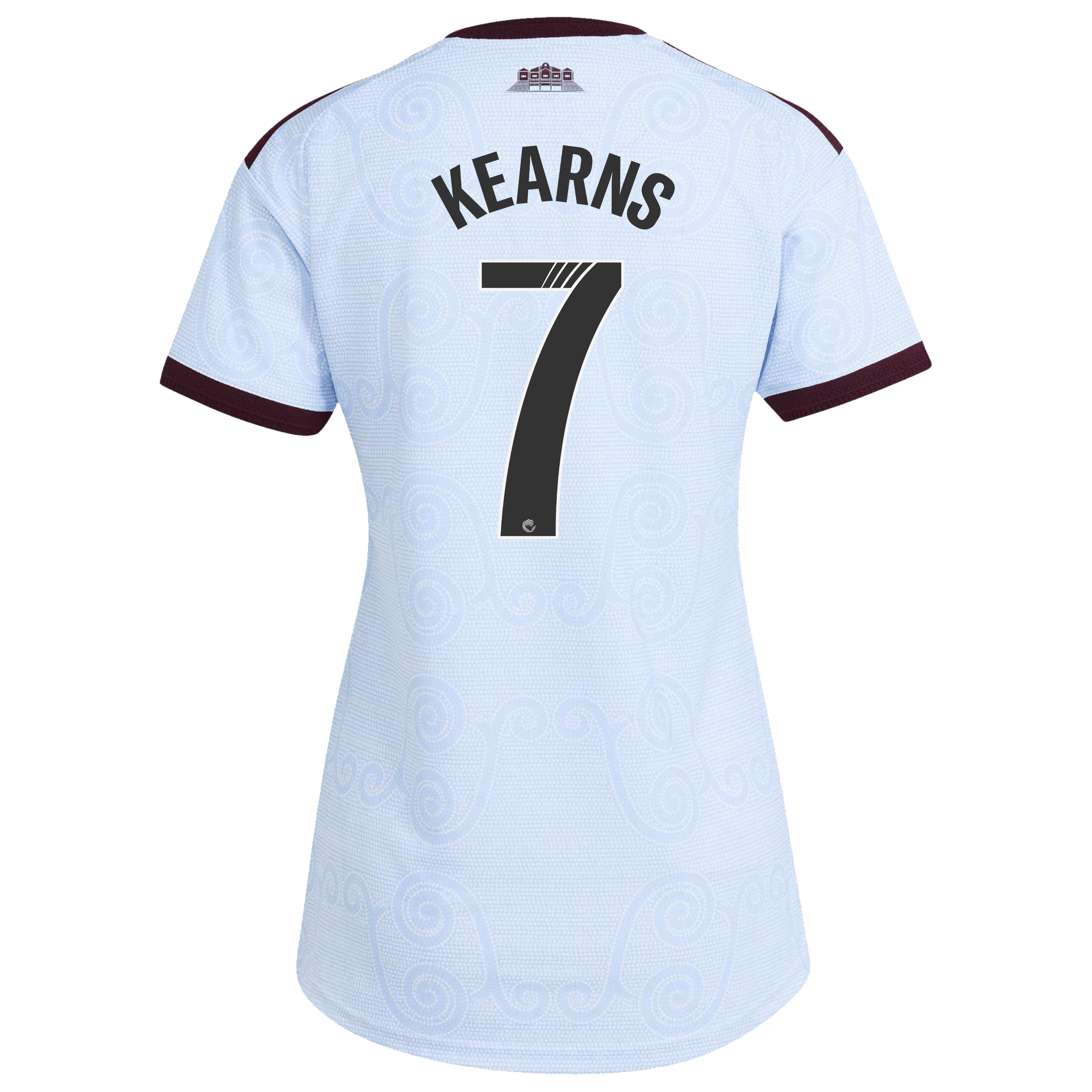 Aston Villa WSL adidas Third Authentic Shirt 2026-27 - Womens with Kearns 7 printing, , rebel_hi-res