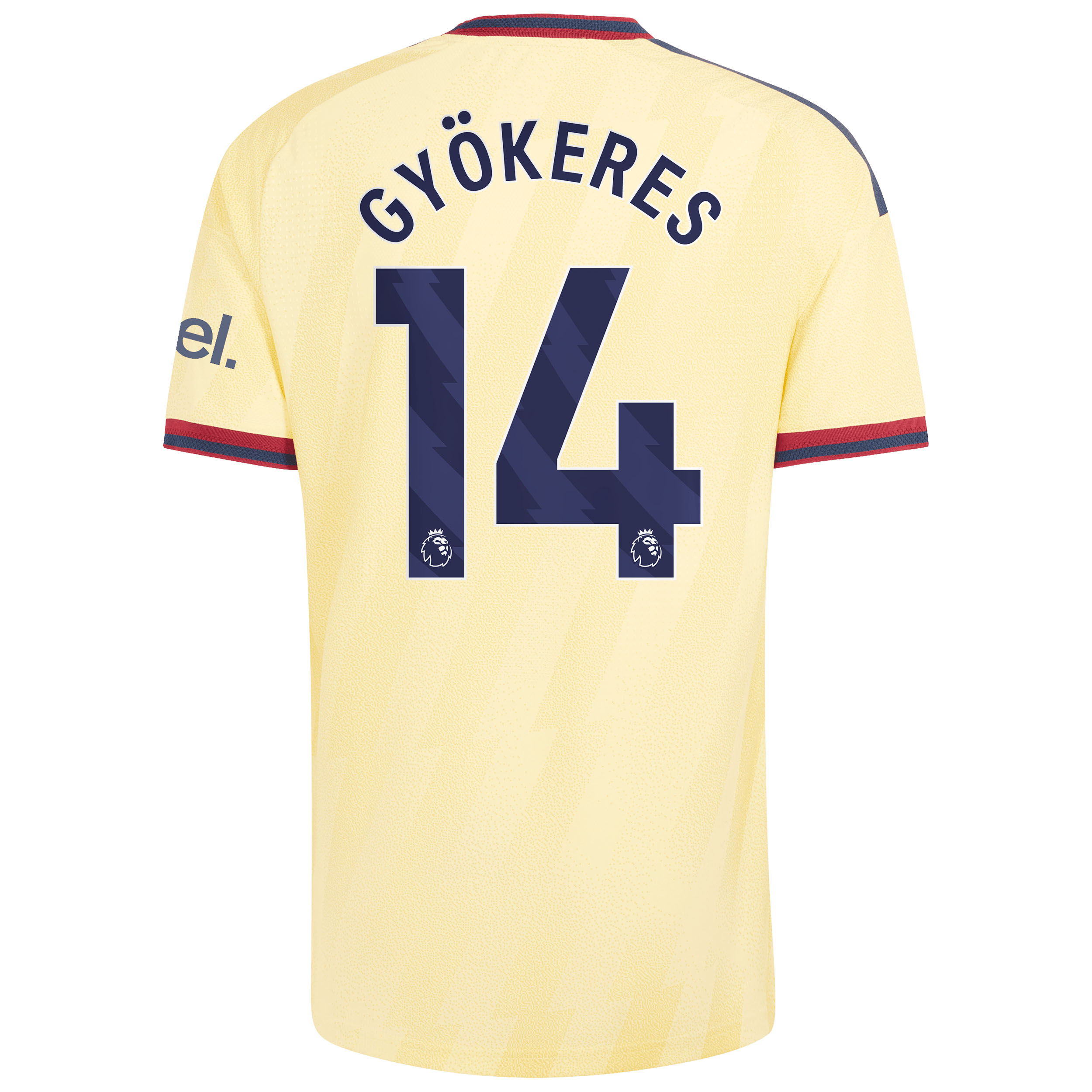 Arsenal adidas Third Authentic Shirt 2026-27 with Gy&ouml;keres 14 printing, , rebel_hi-res