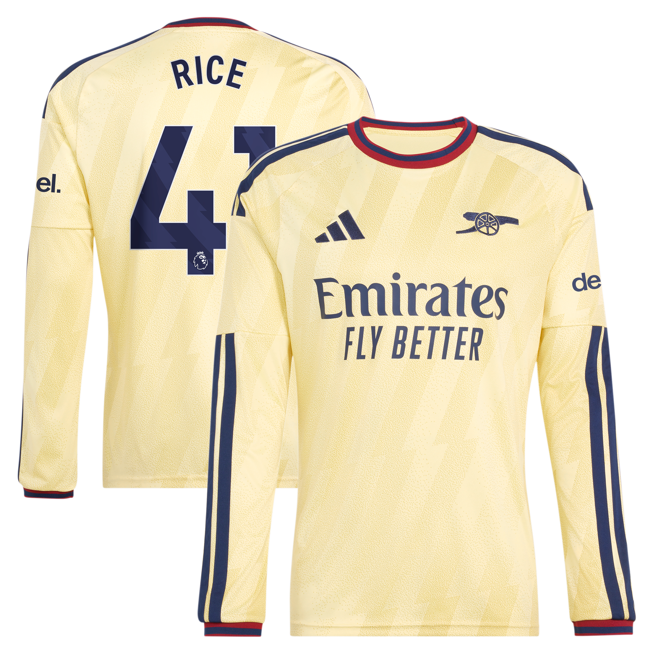 Arsenal adidas Third Shirt 2026-27 - Long Sleeve with Rice 41 printing, , rebel_hi-res