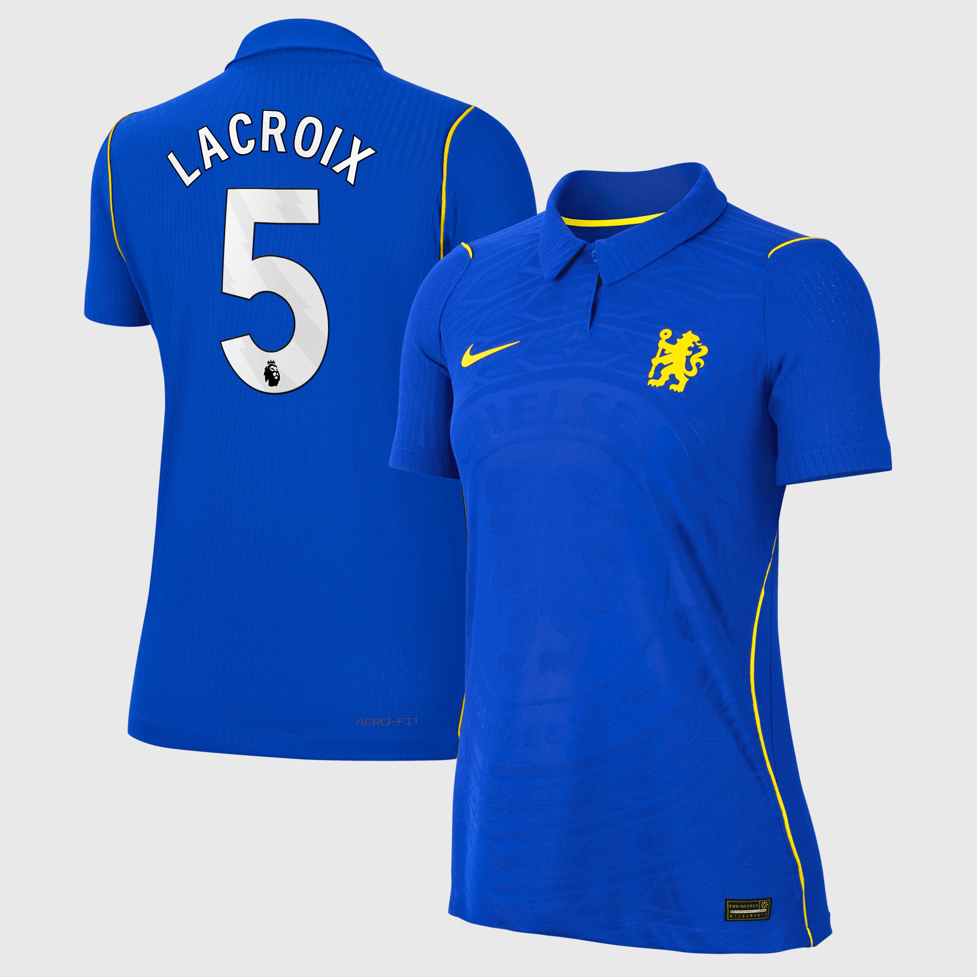 Chelsea Nike Home Aero-FIT Match Shirt 2026-27 - Womens with Lacroix 5 printing, , rebel_hi-res
