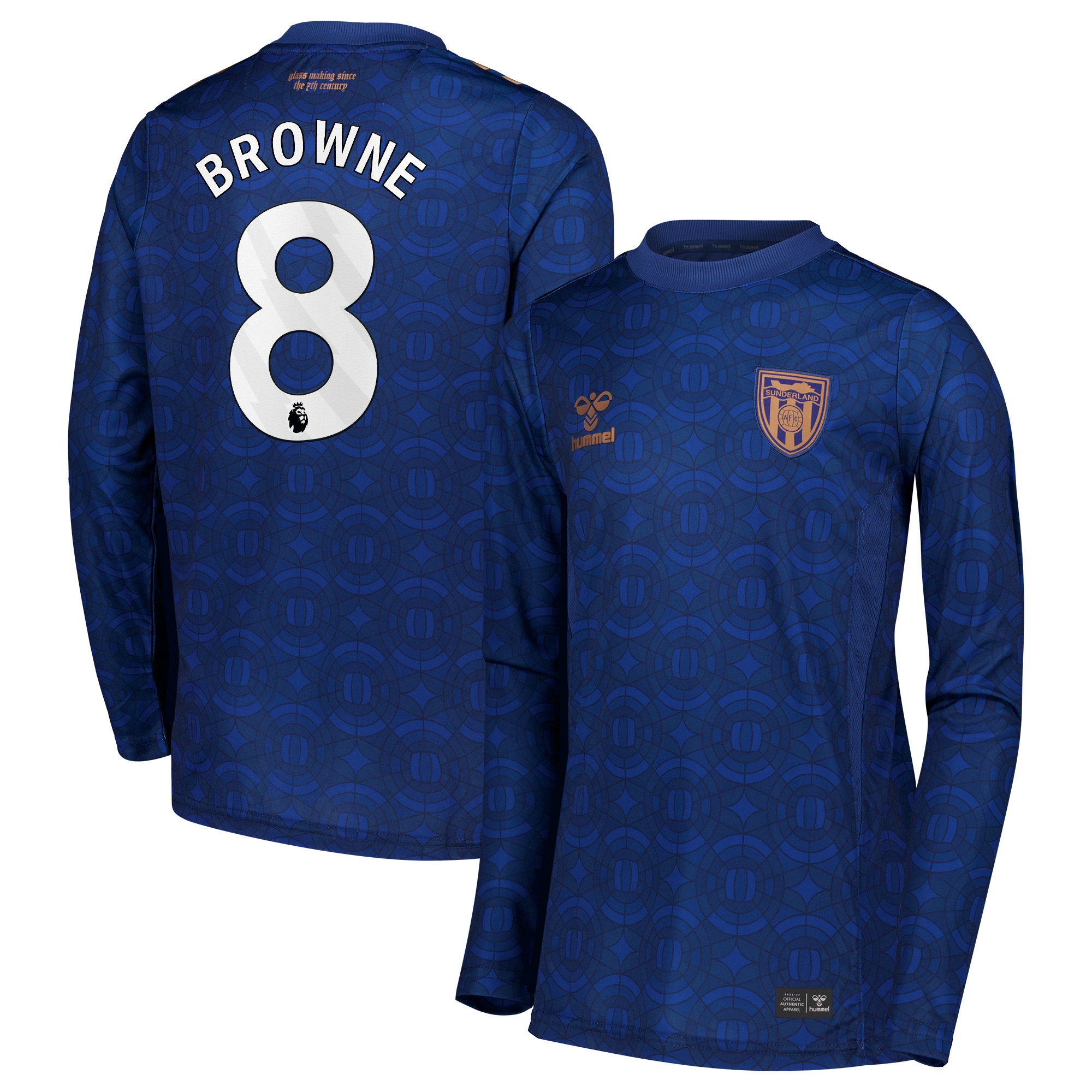 Sunderland Hummel Third Shirt 2026-27 - Long Sleeve - Kids with Browne 8 printing, , rebel_hi-res