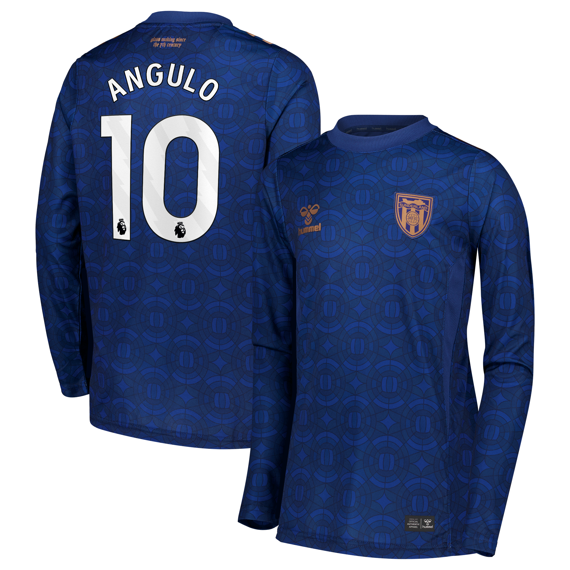 Sunderland Hummel Third Shirt 2026-27 - Long Sleeve - Kids with Angulo 10 printing, , rebel_hi-res