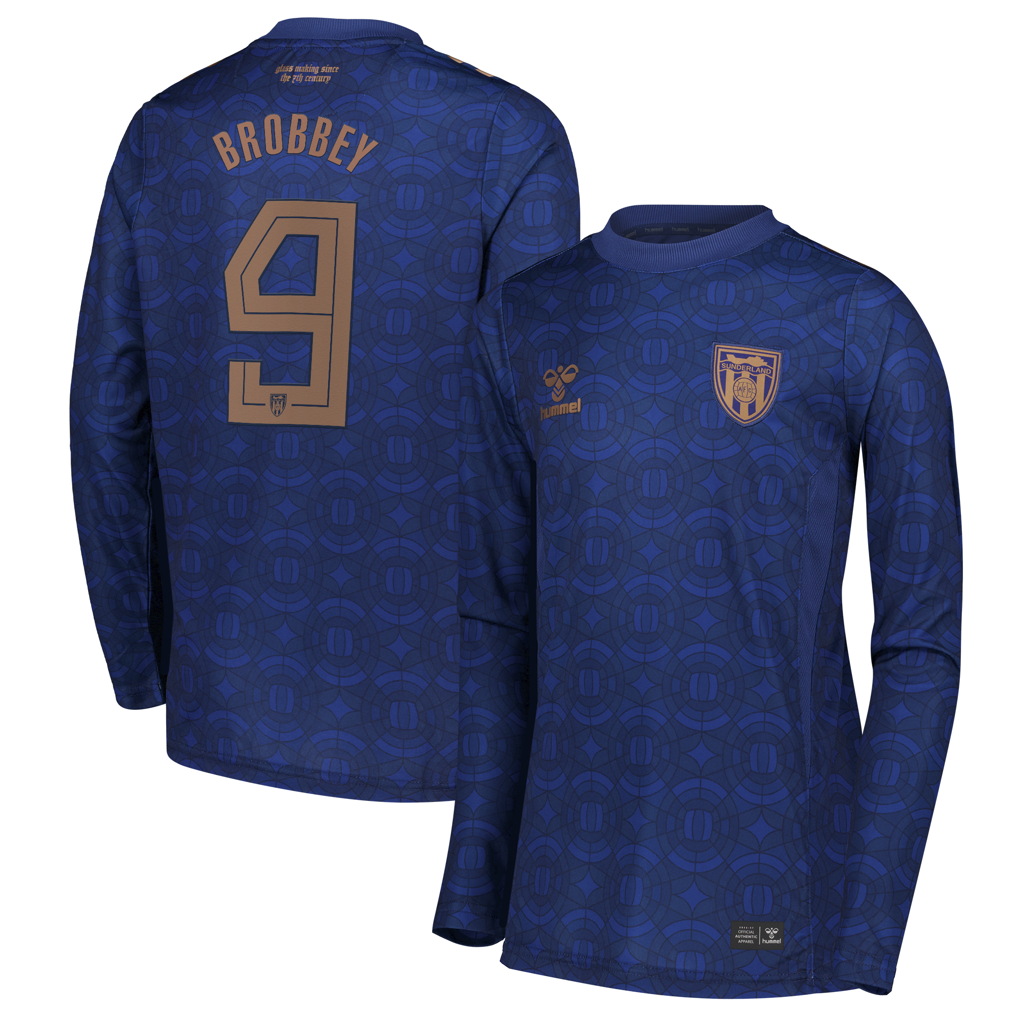 Sunderland Hummel Third Shirt 2026-27 - Long Sleeve - Kids with Brobbey 9 Cup printing, , rebel_hi-res