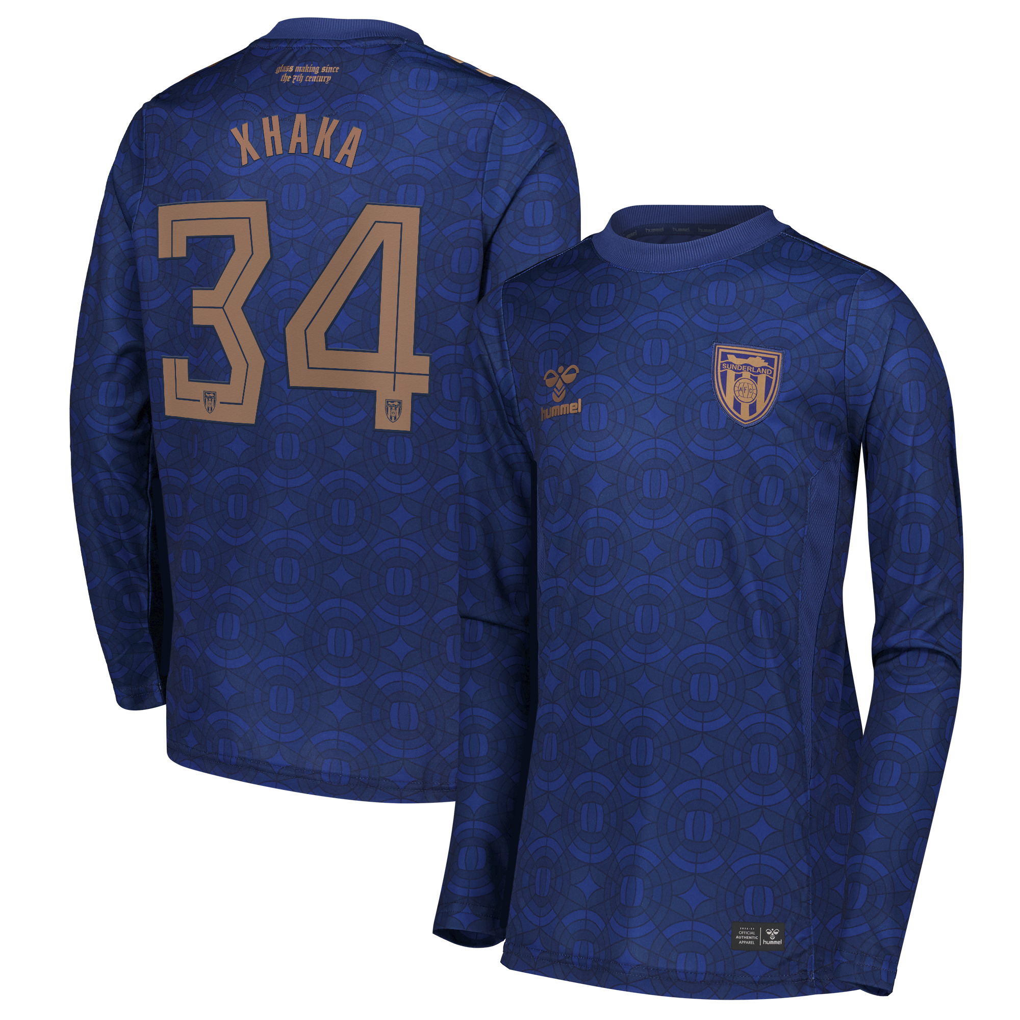 Sunderland Hummel Third Shirt 2026-27 - Long Sleeve - Kids with Xhaka 34 Cup printing, , rebel_hi-res