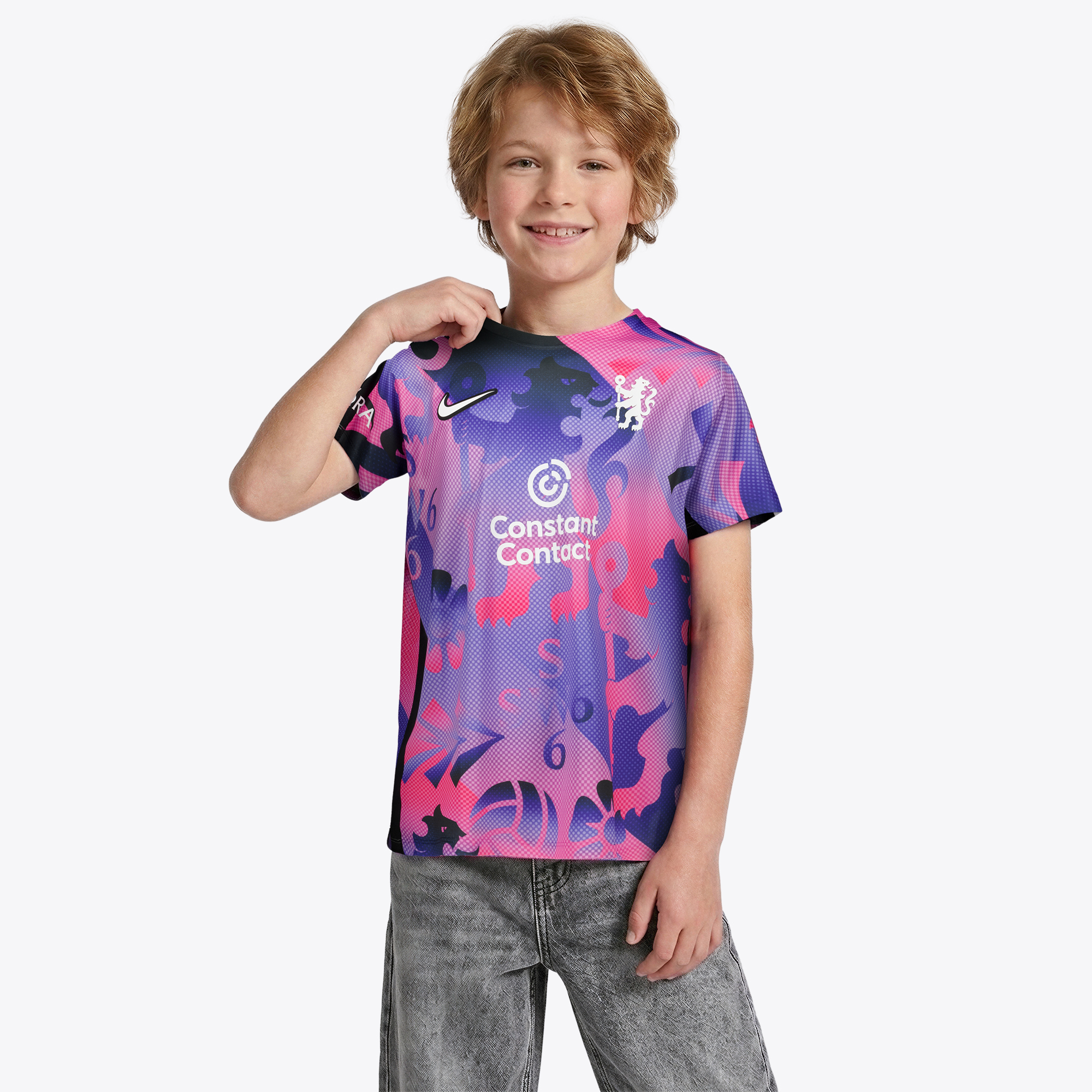 Chelsea CFCW SW6 Limited Edition Nike Pre Match Top - Kids, , rebel_hi-res