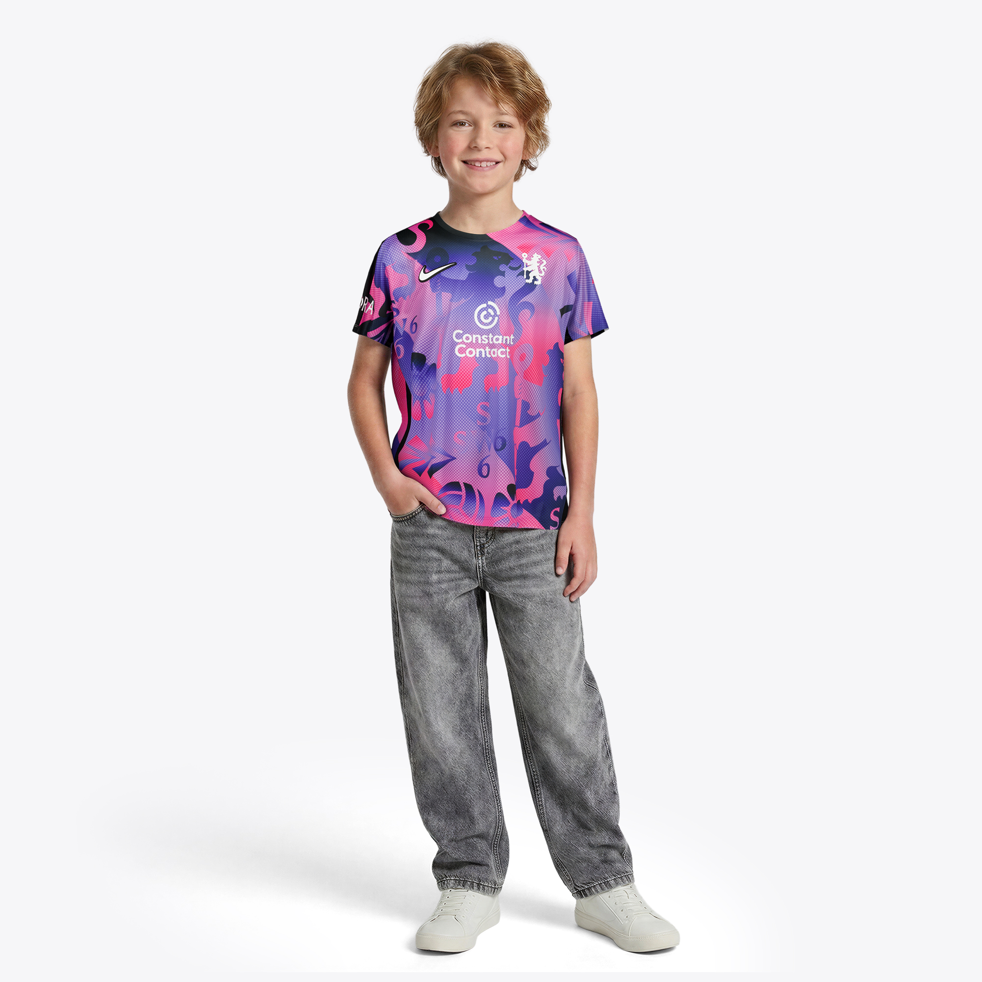 Chelsea CFCW SW6 Limited Edition Nike Pre Match Top - Kids, , rebel_hi-res