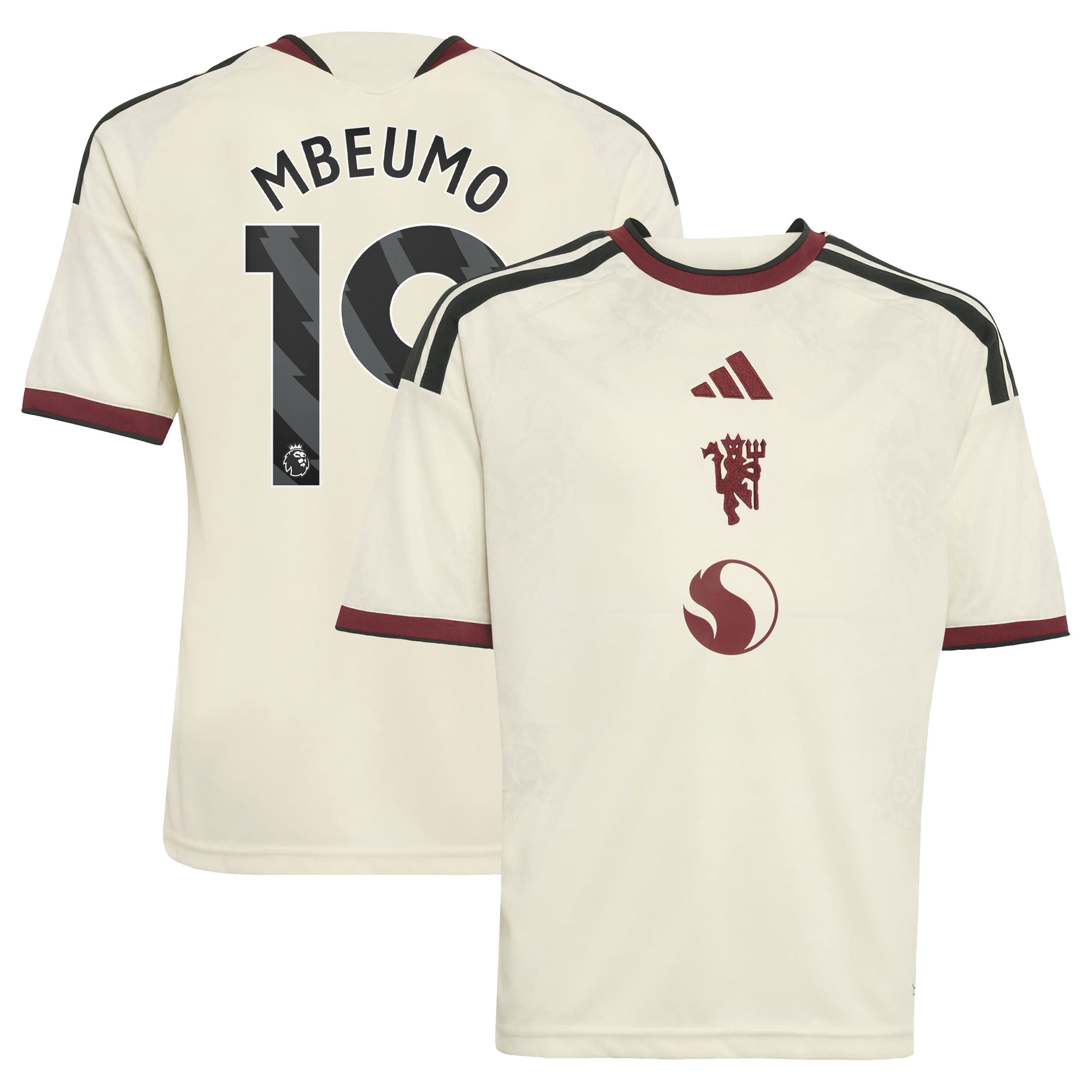 Manchester United adidas Third Shirt 2026-27 - Kids with Mbeumo 19 printing