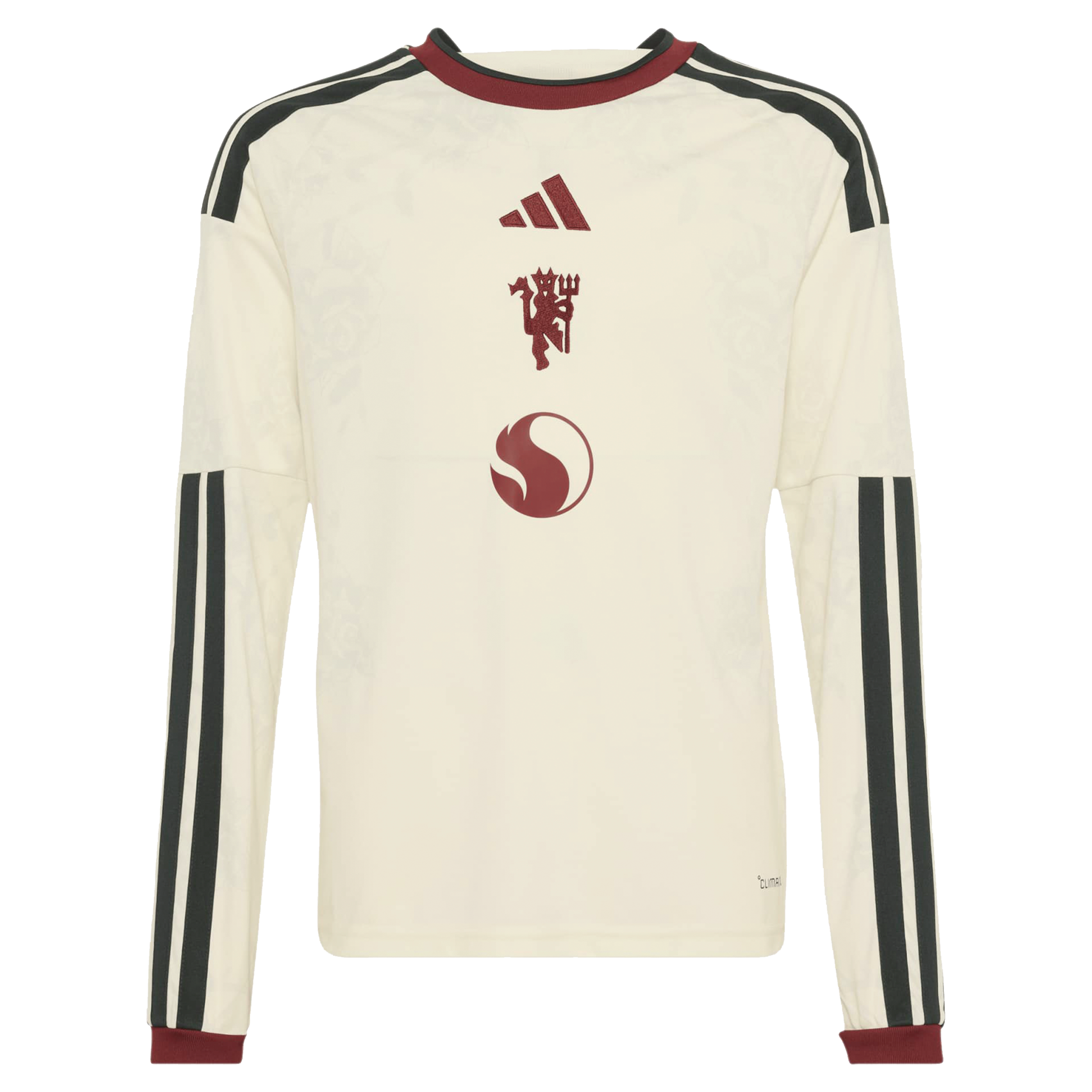 Manchester United adidas Third Shirt 2026-27 - Long Sleeve - Kids with B.Fernandes 8 printing, , rebel_hi-res
