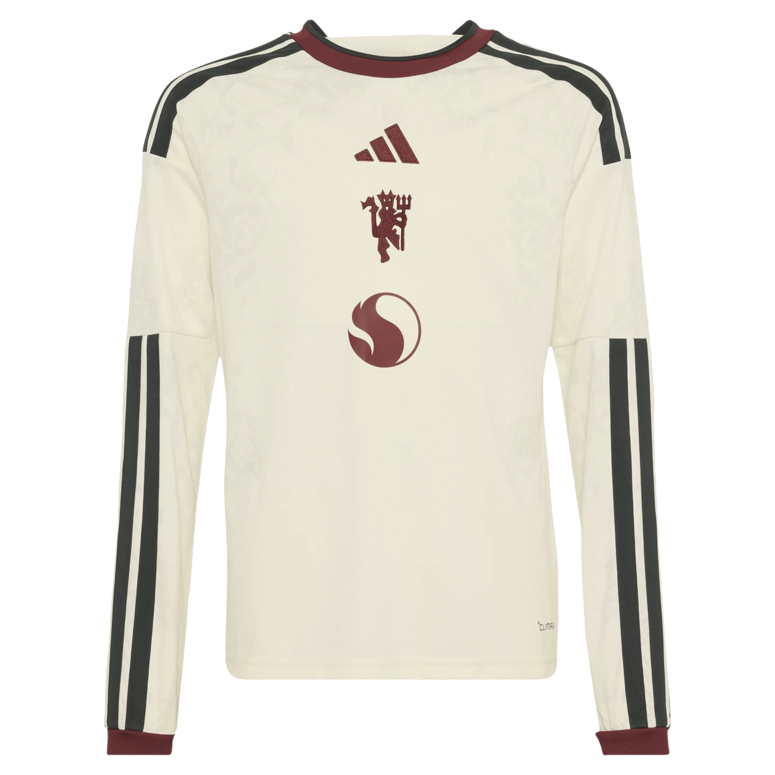 Manchester United adidas Third Shirt 2026-27 - Long Sleeve - Kids with Amad 16 printing, , rebel_hi-res