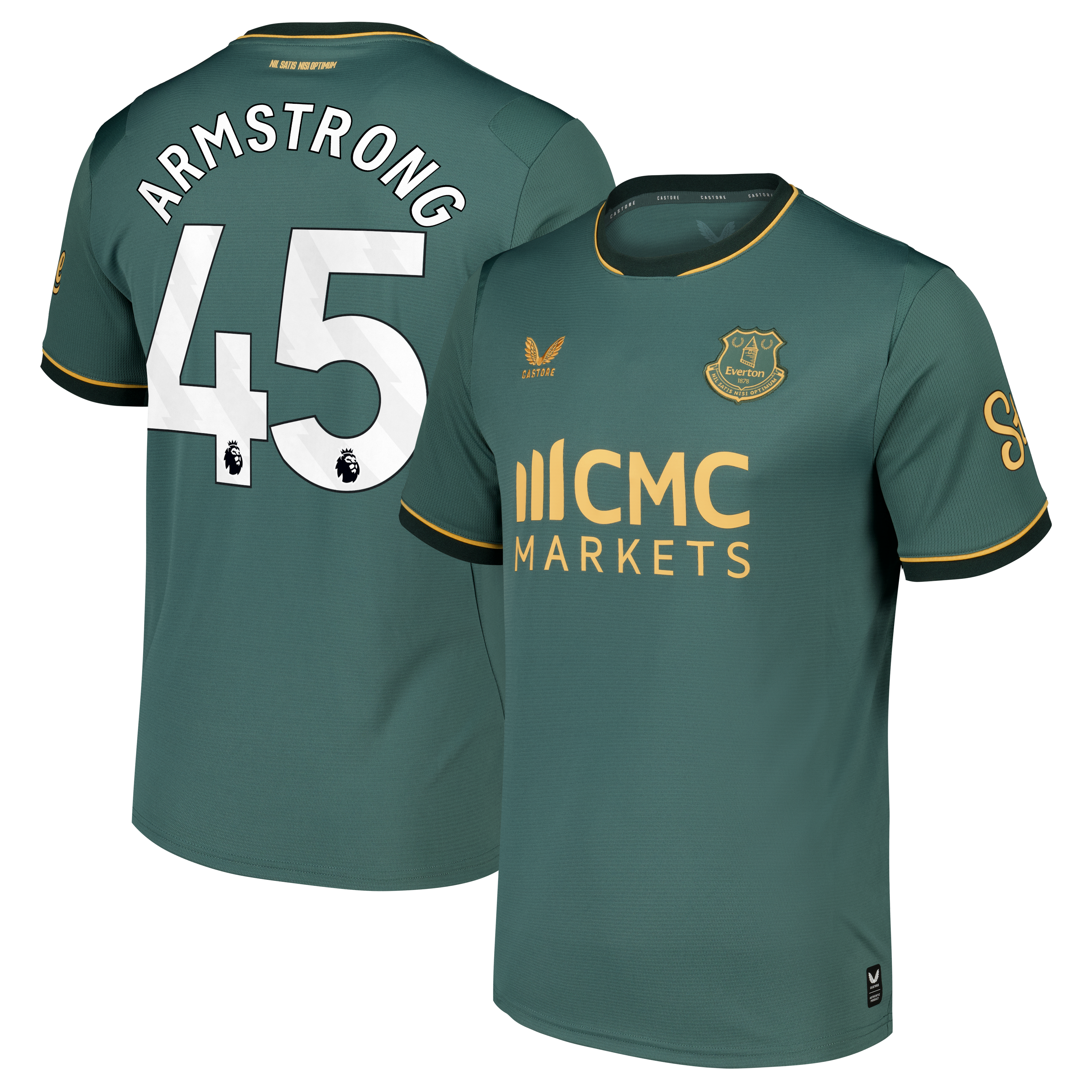 Everton Castore Third Replica Shirt 2026-27 with Armstrong 45 printing