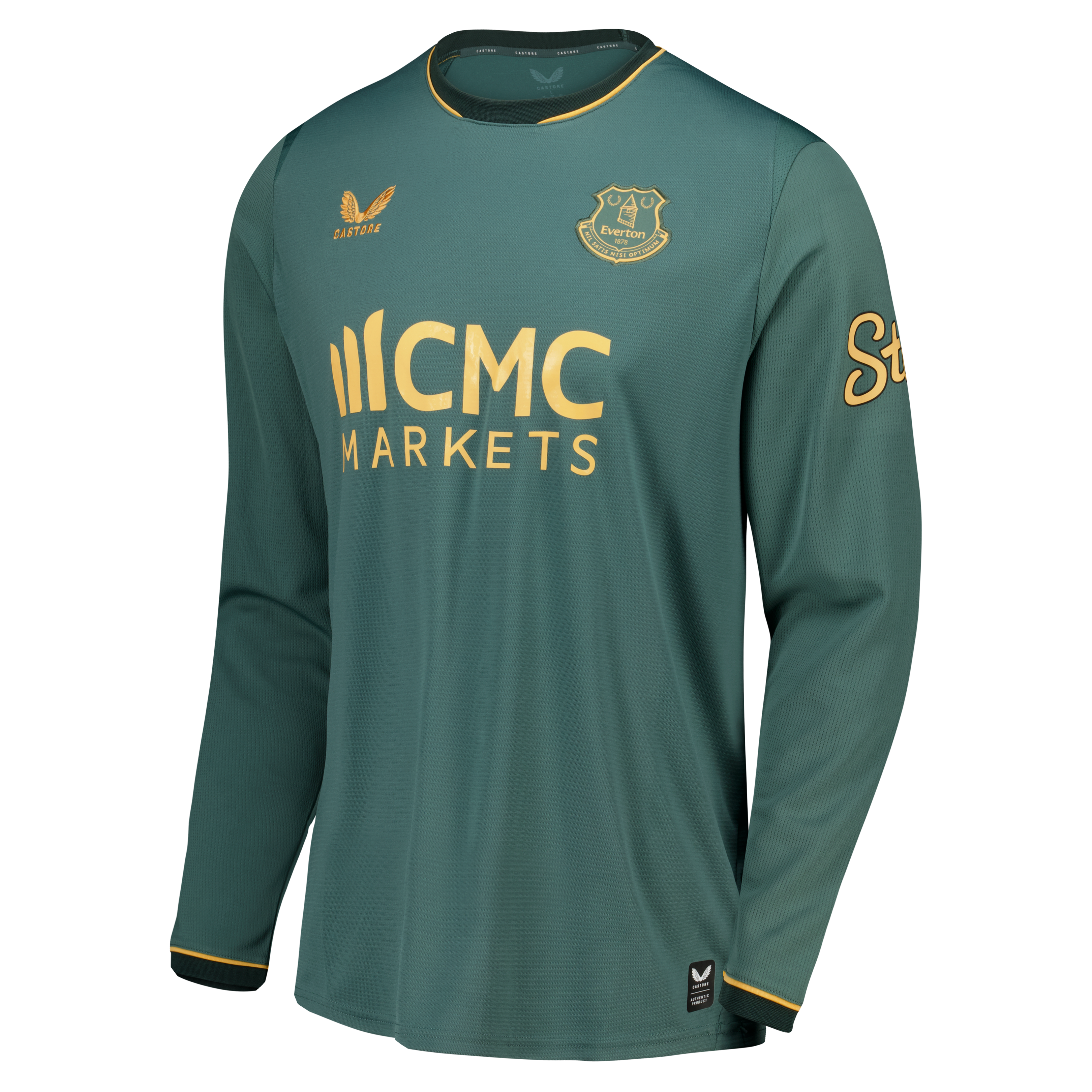 Everton Castore Third Replica Shirt 2026-27 - Long Sleeve with Branthwaite 4 printing, , rebel_hi-res