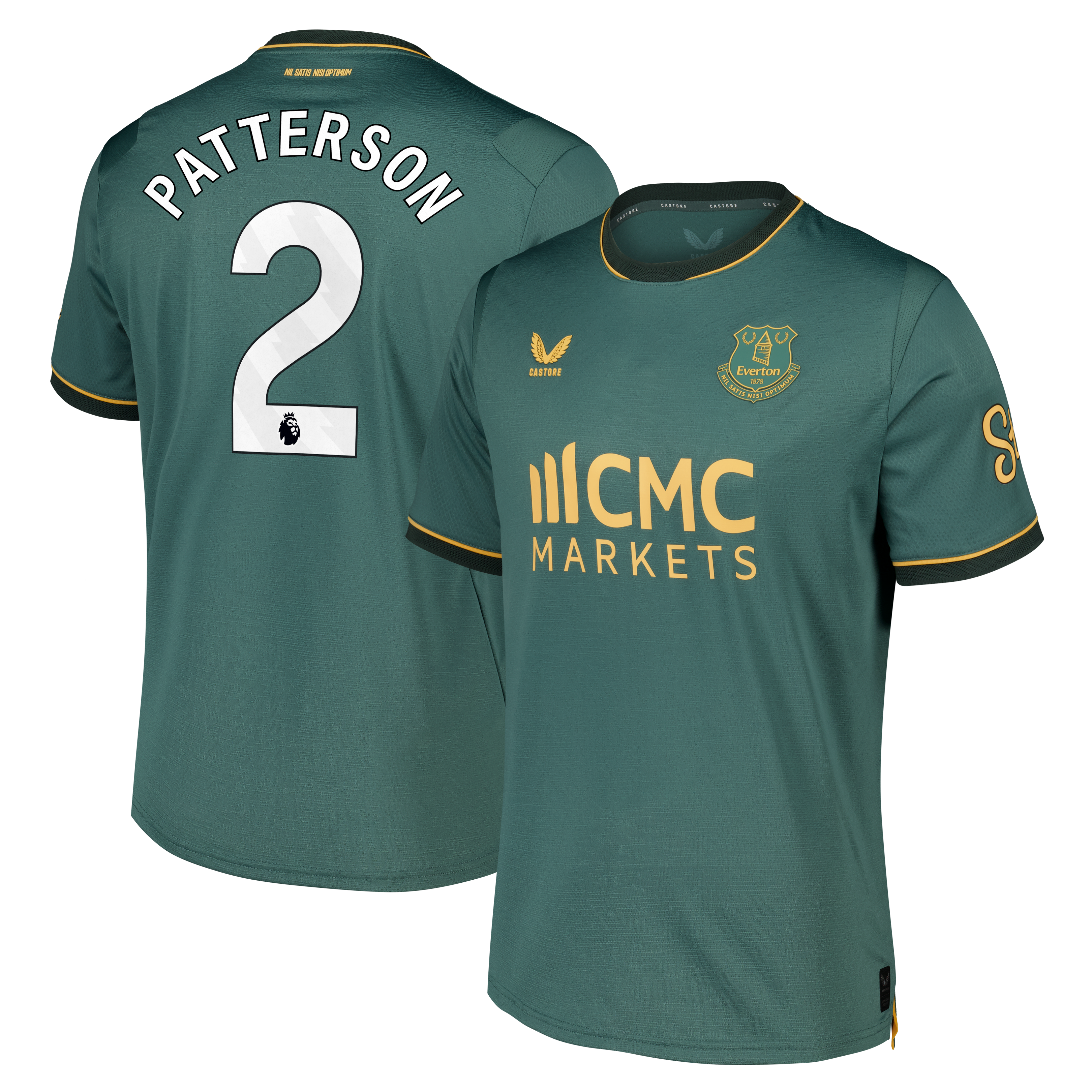 Everton Castore Third Pro Shirt 2026-27 with Patterson 2 printing