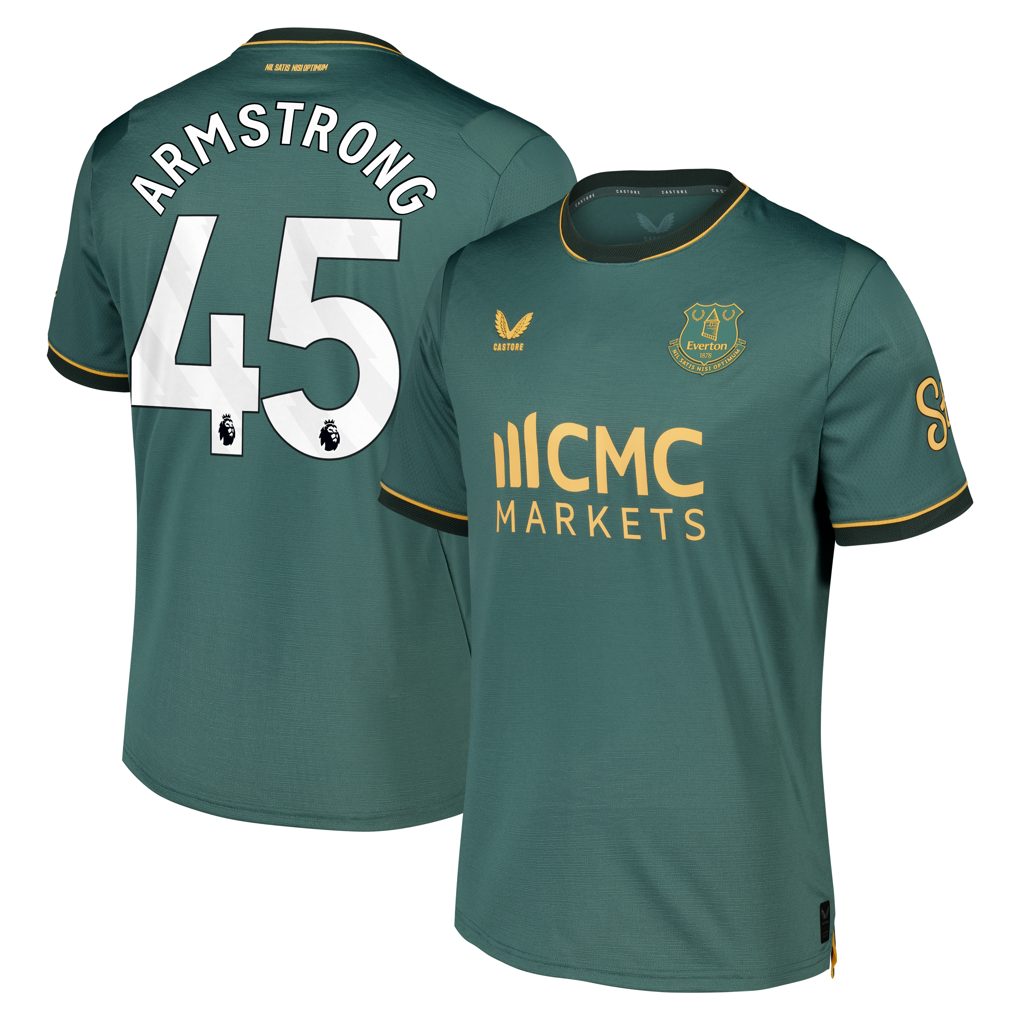 Everton Castore Third Pro Shirt 2026-27 with Armstrong 45 printing