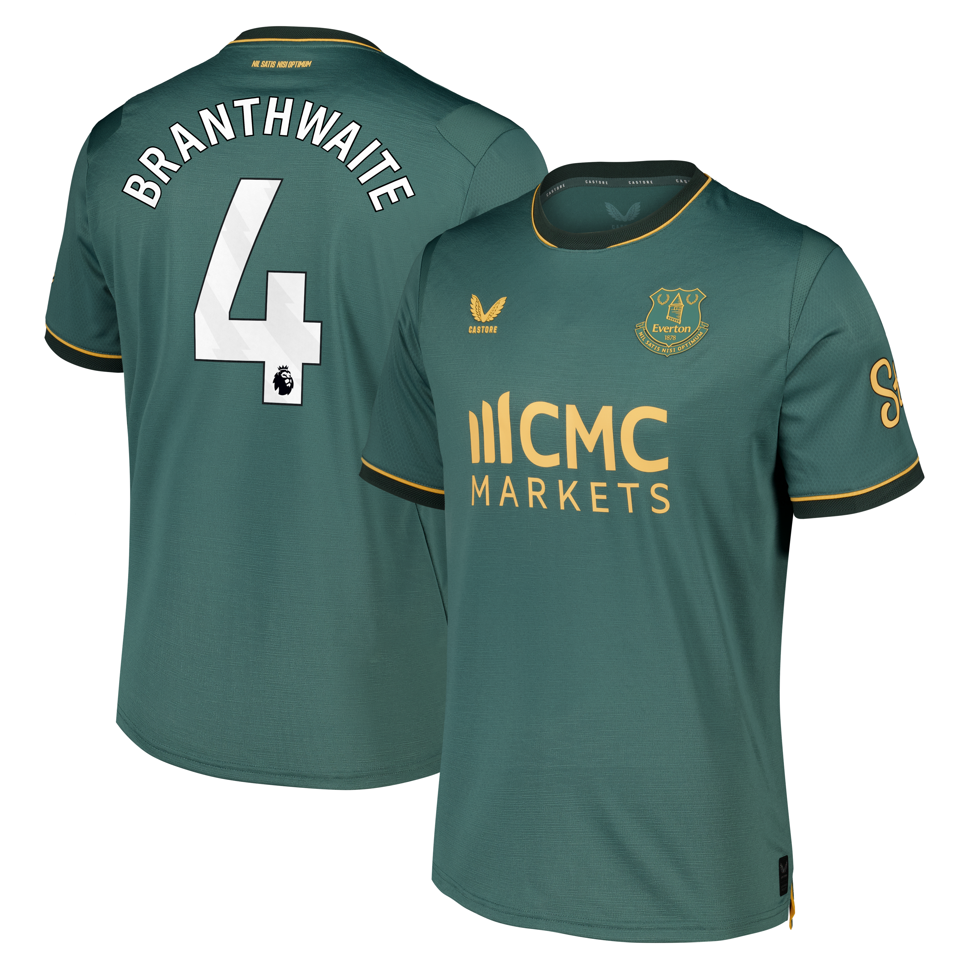Everton Castore Third Pro Shirt 2026-27 with Branthwaite 4 printing