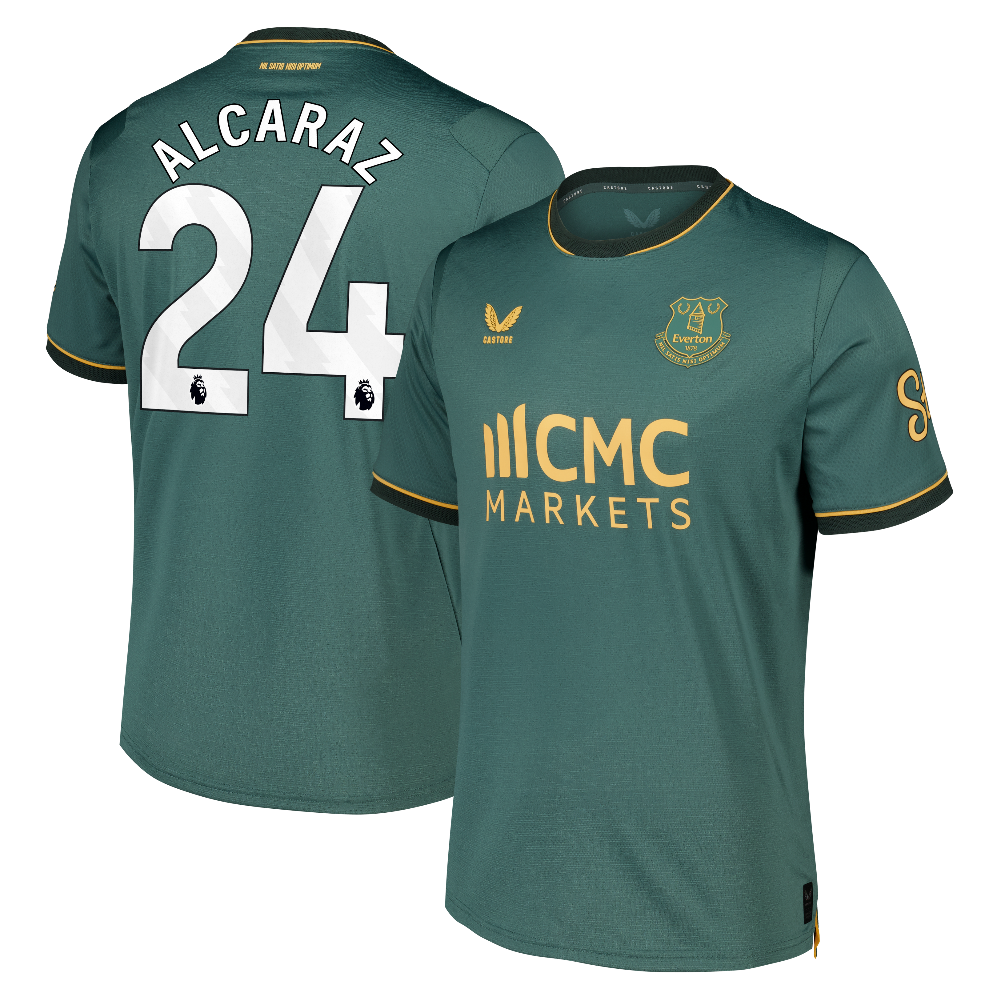 Everton Castore Third Pro Shirt 2026-27 with Alcaraz 24 printing