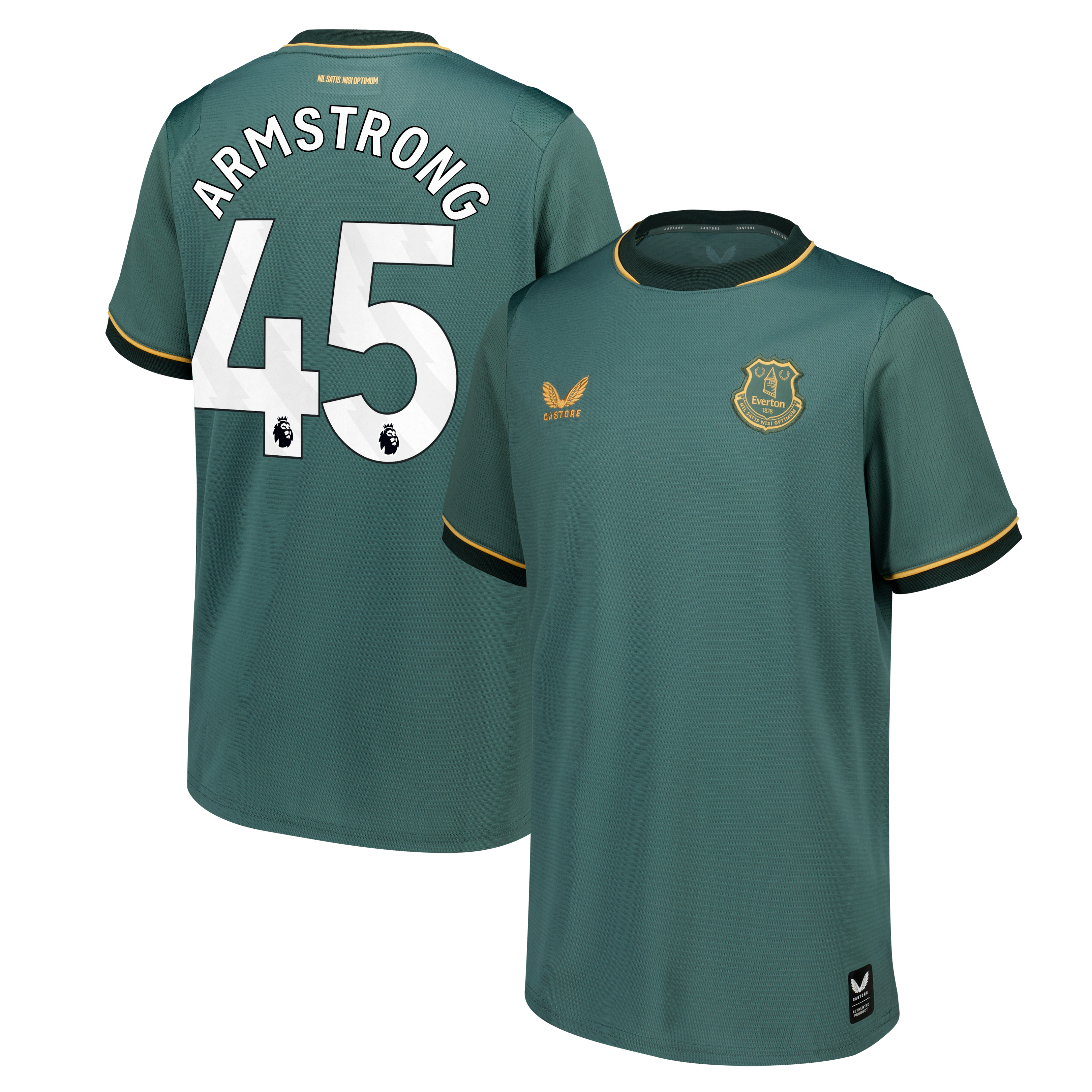 Everton Castore Third Replica Shirt 2026-27 - Kids with Armstrong 45 printing