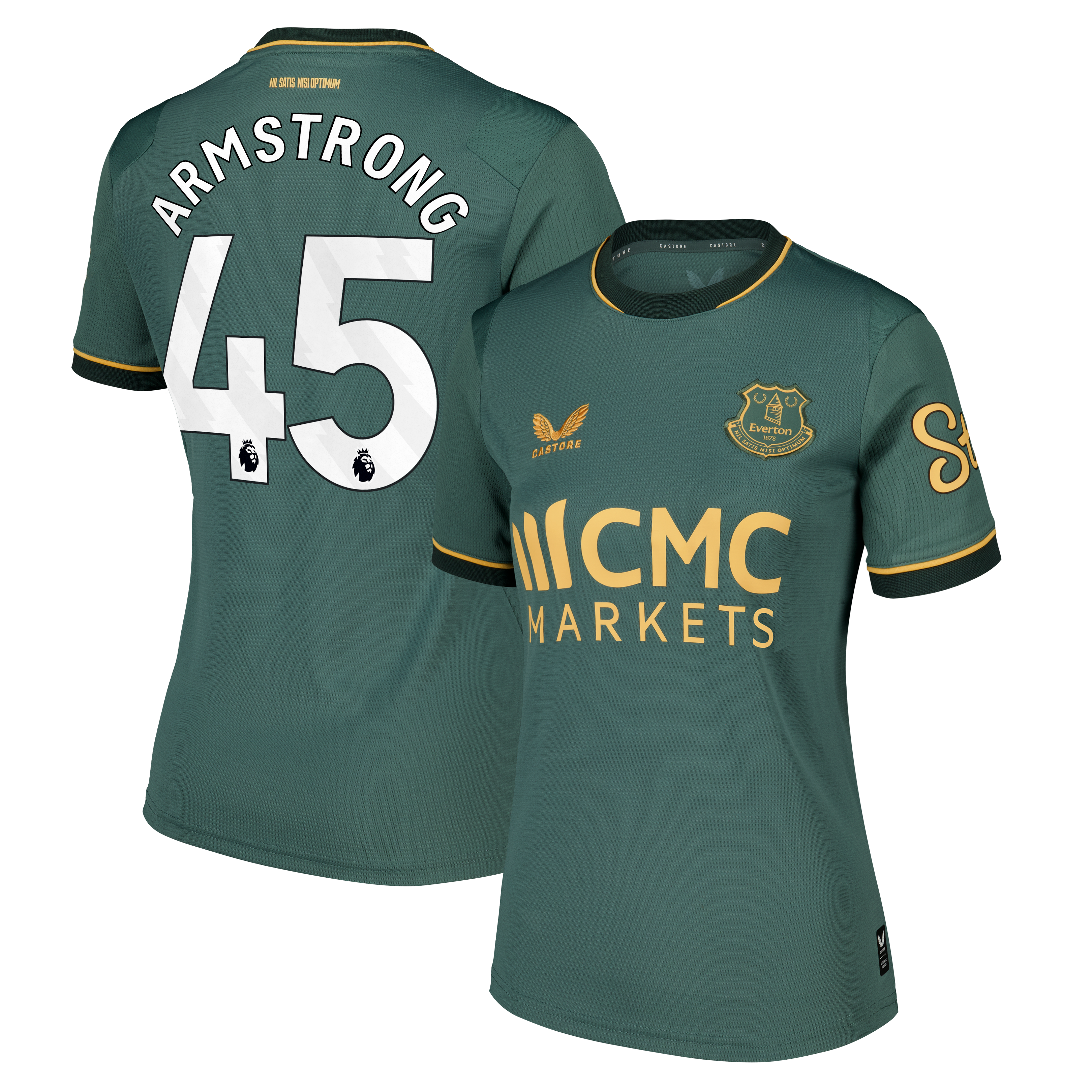Everton Castore Third Replica Shirt 2026-27 - Womens with Armstrong 45 printing