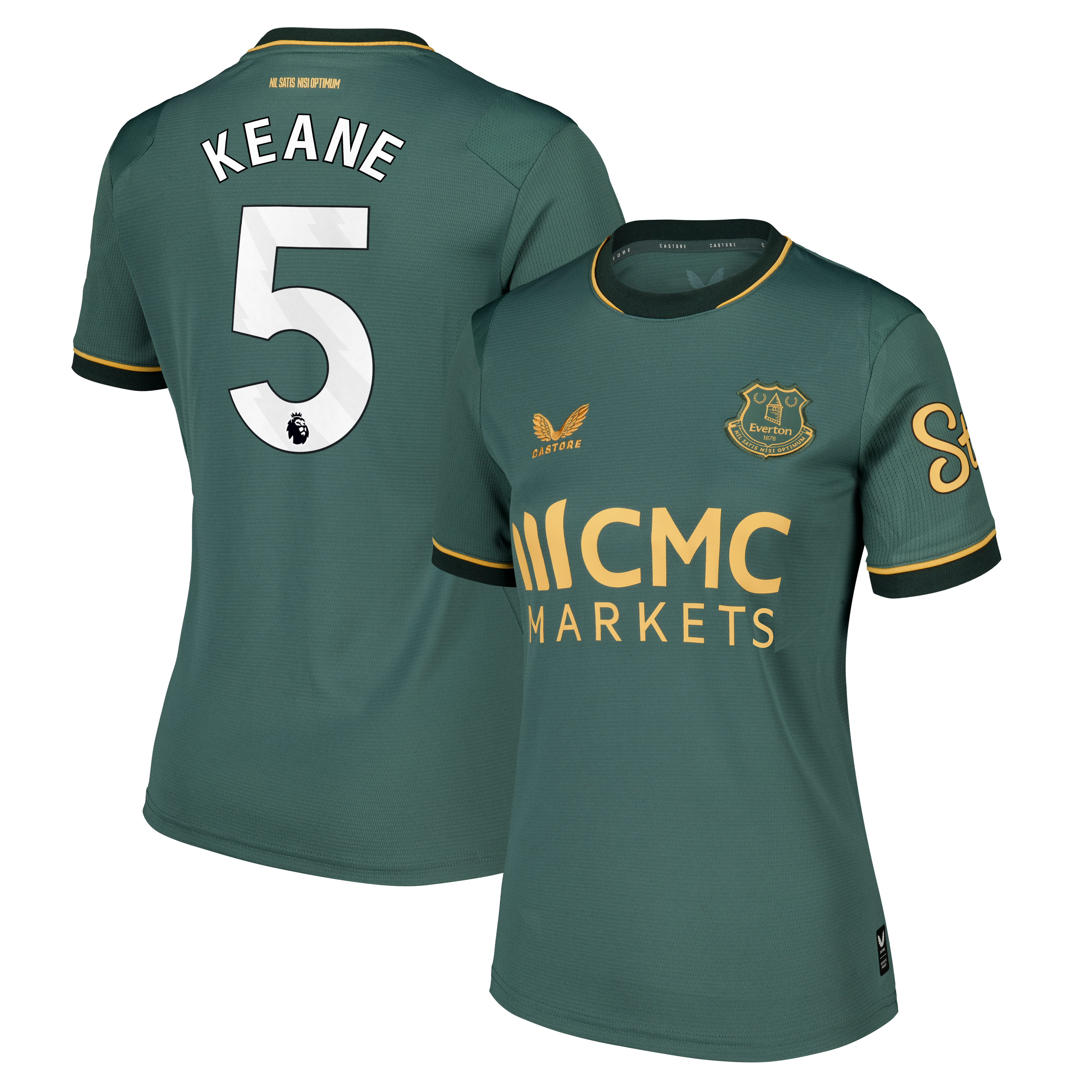 Everton Castore Third Replica Shirt 2026-27 - Womens with Keane 5 printing