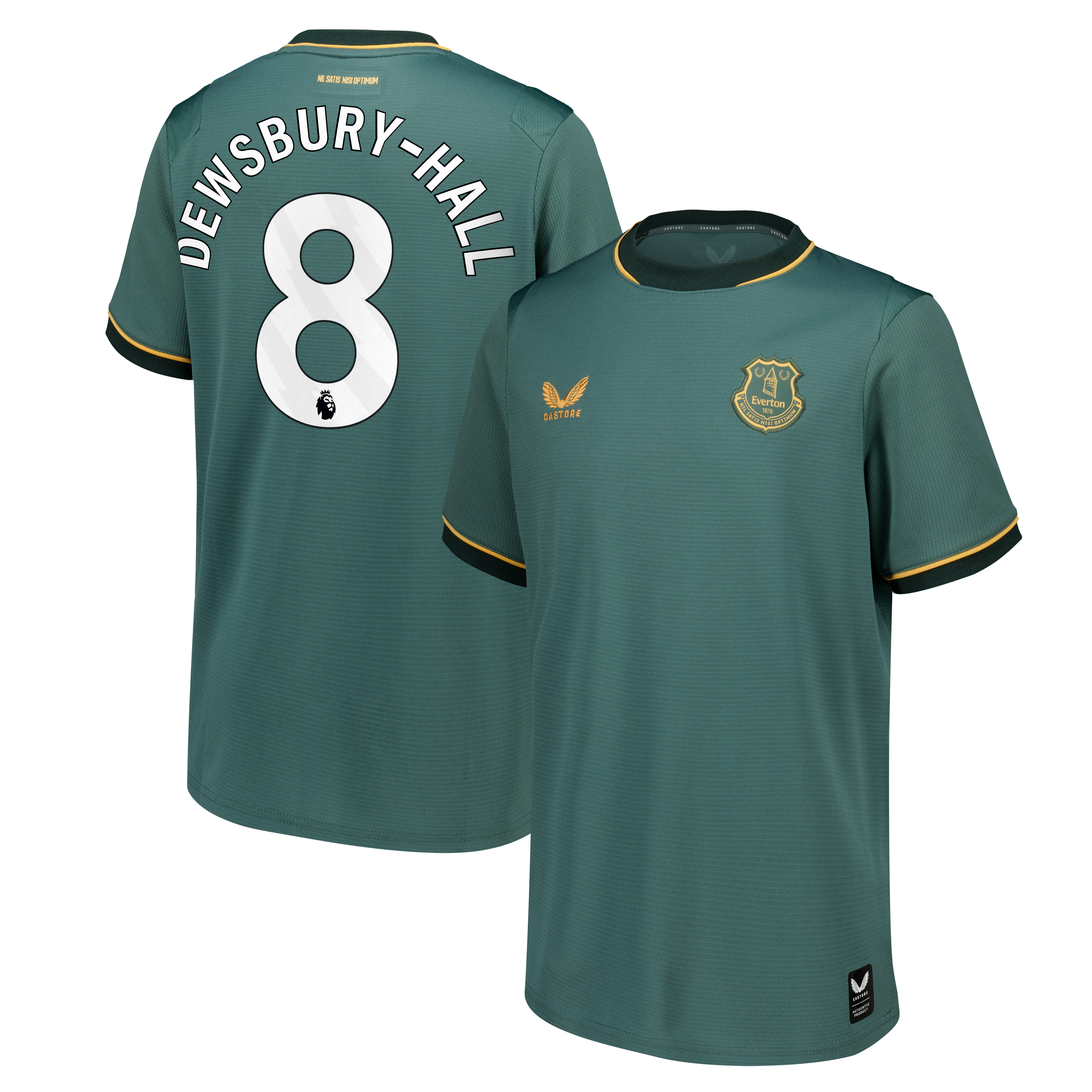 Everton Castore Third Replica Shirt 2026-27 - Kids with Dewsbury-Hall 22 printing, , rebel_hi-res