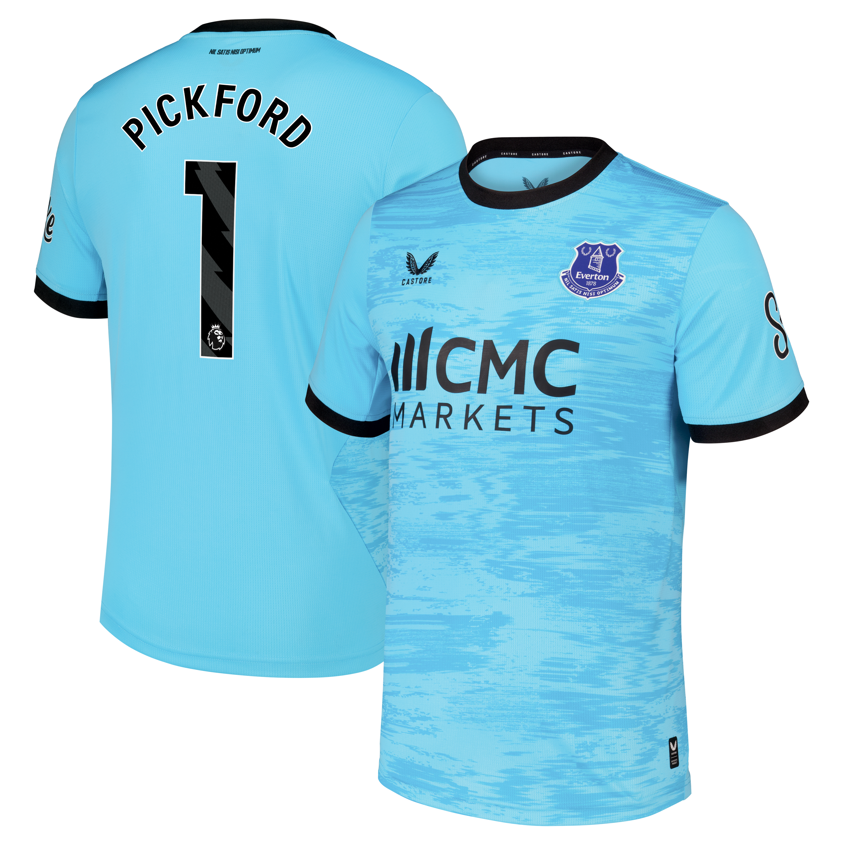 Everton Castore Third Goalkeeper Shirt 2026-27 with Pickford 1 printing