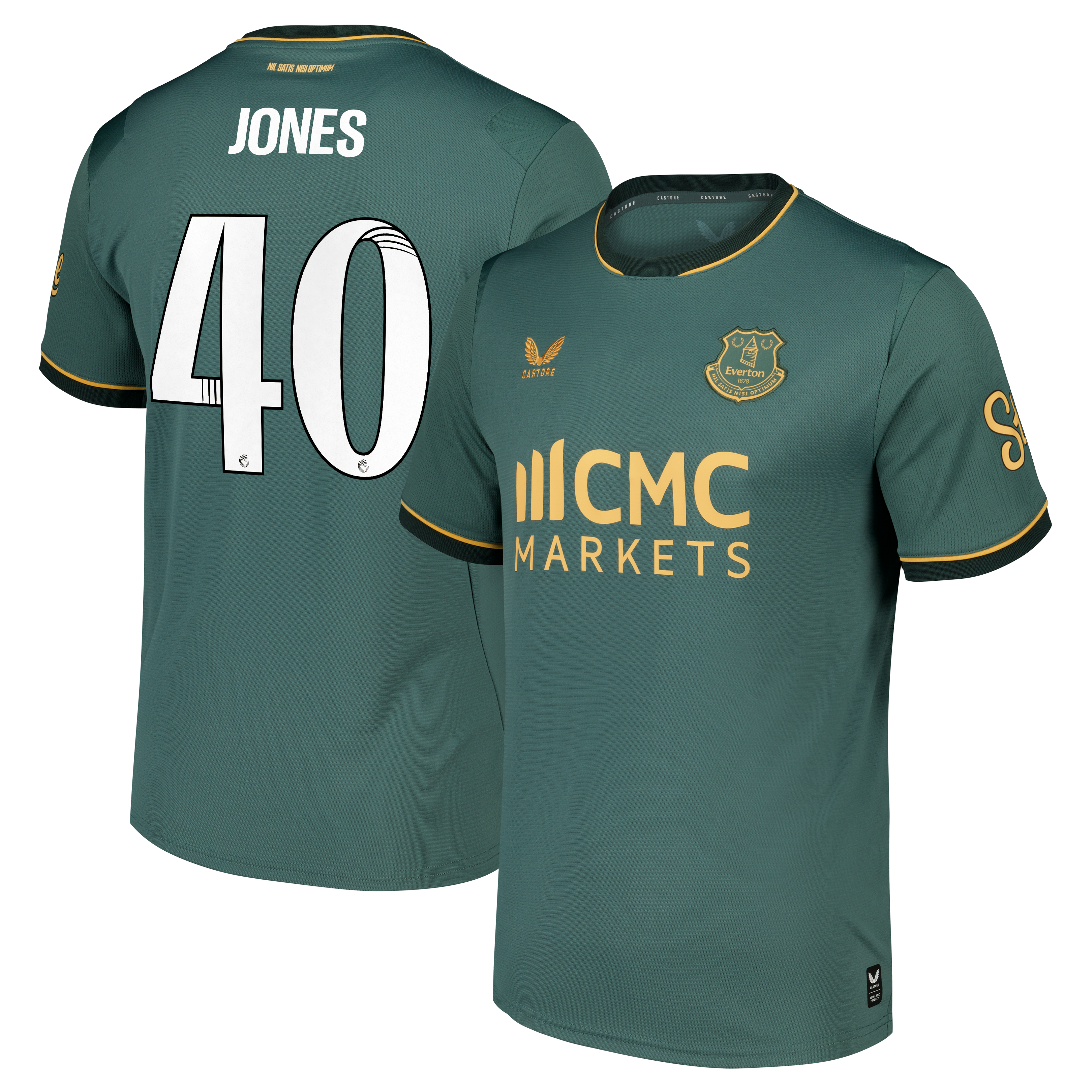 Everton WSL Castore Third Replica Shirt 2026-27 with Jones 40 printing