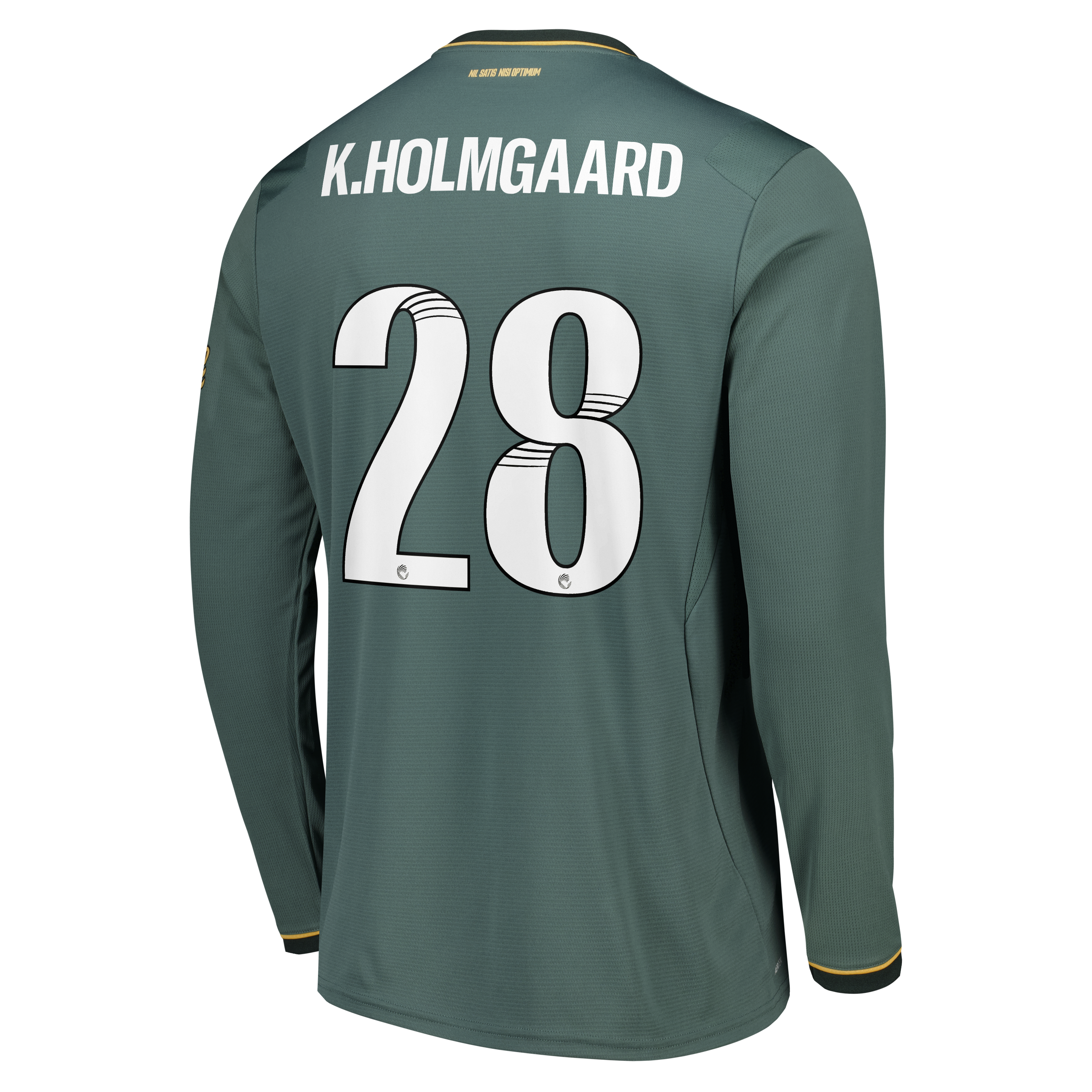 Everton WSL Castore Third Replica Shirt 2026-27 - Long Sleeve with K.Holmgaard 28 printing, , rebel_hi-res